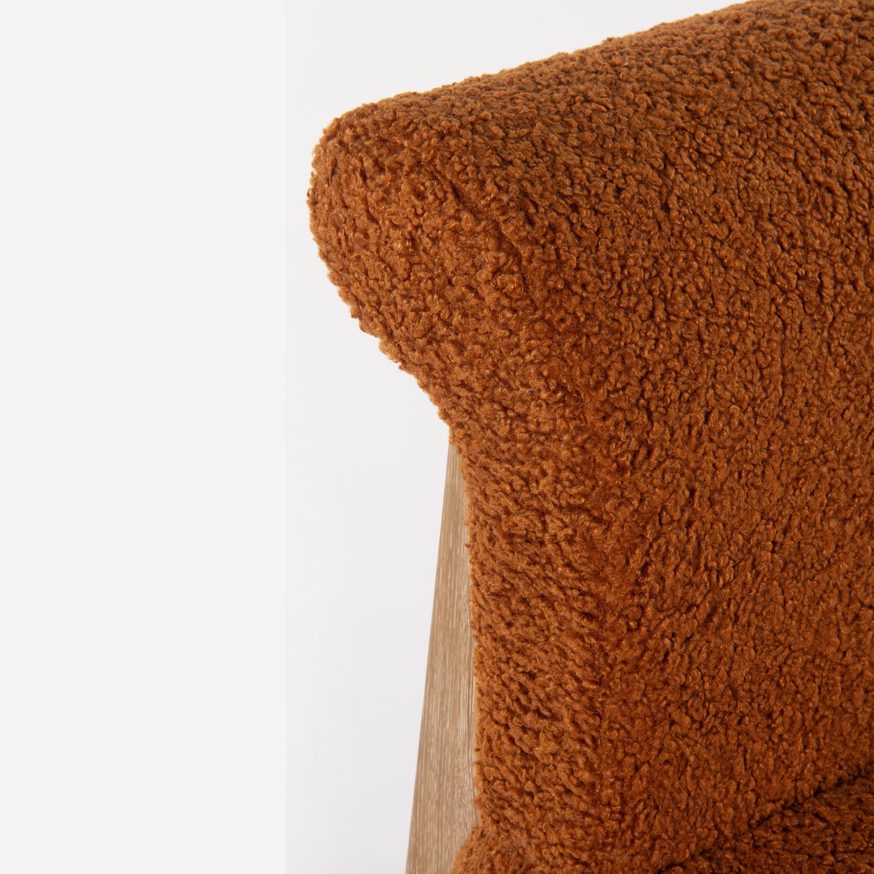 Pronto Upholstered Oak Accent Chair