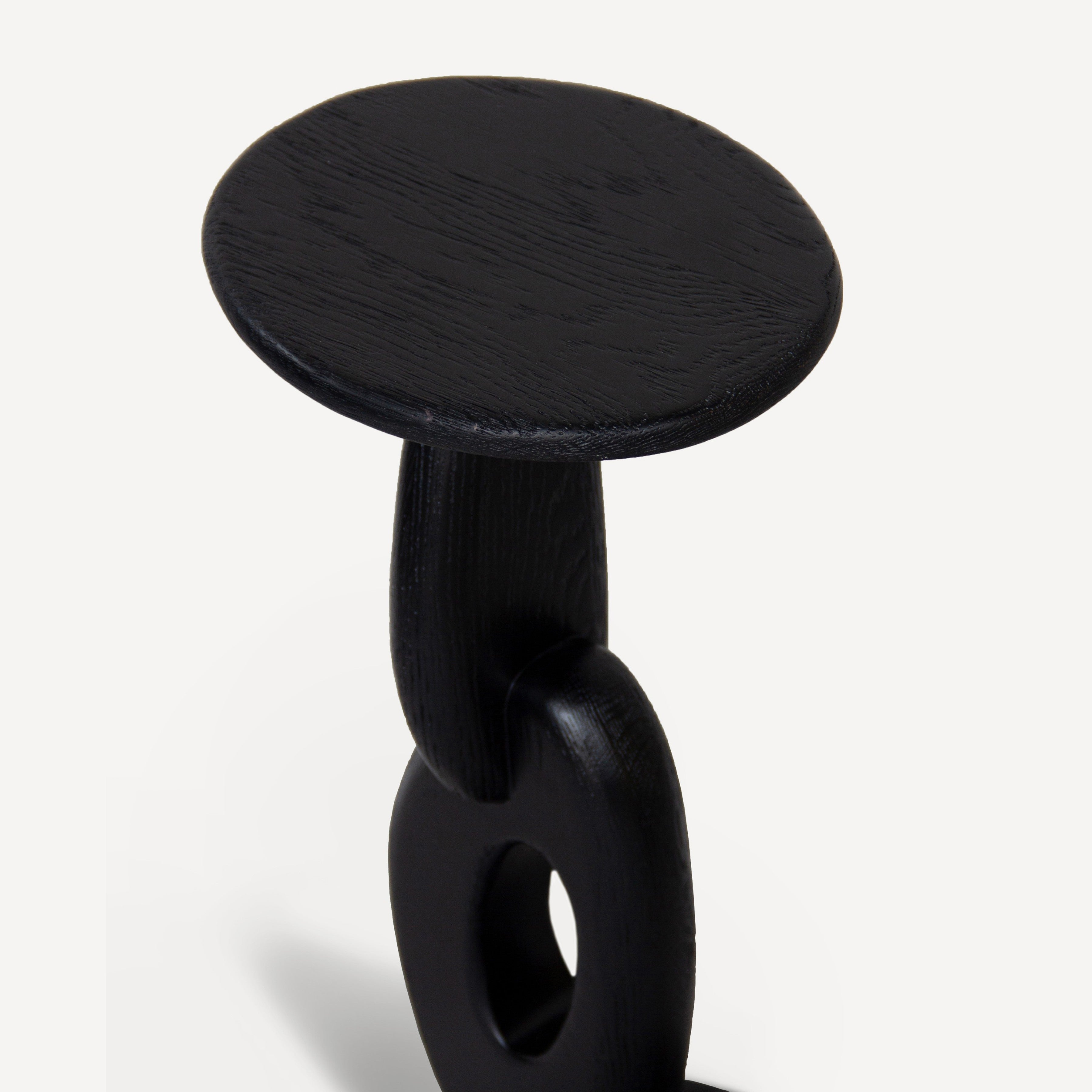 Totem Solid Oak Drink Table