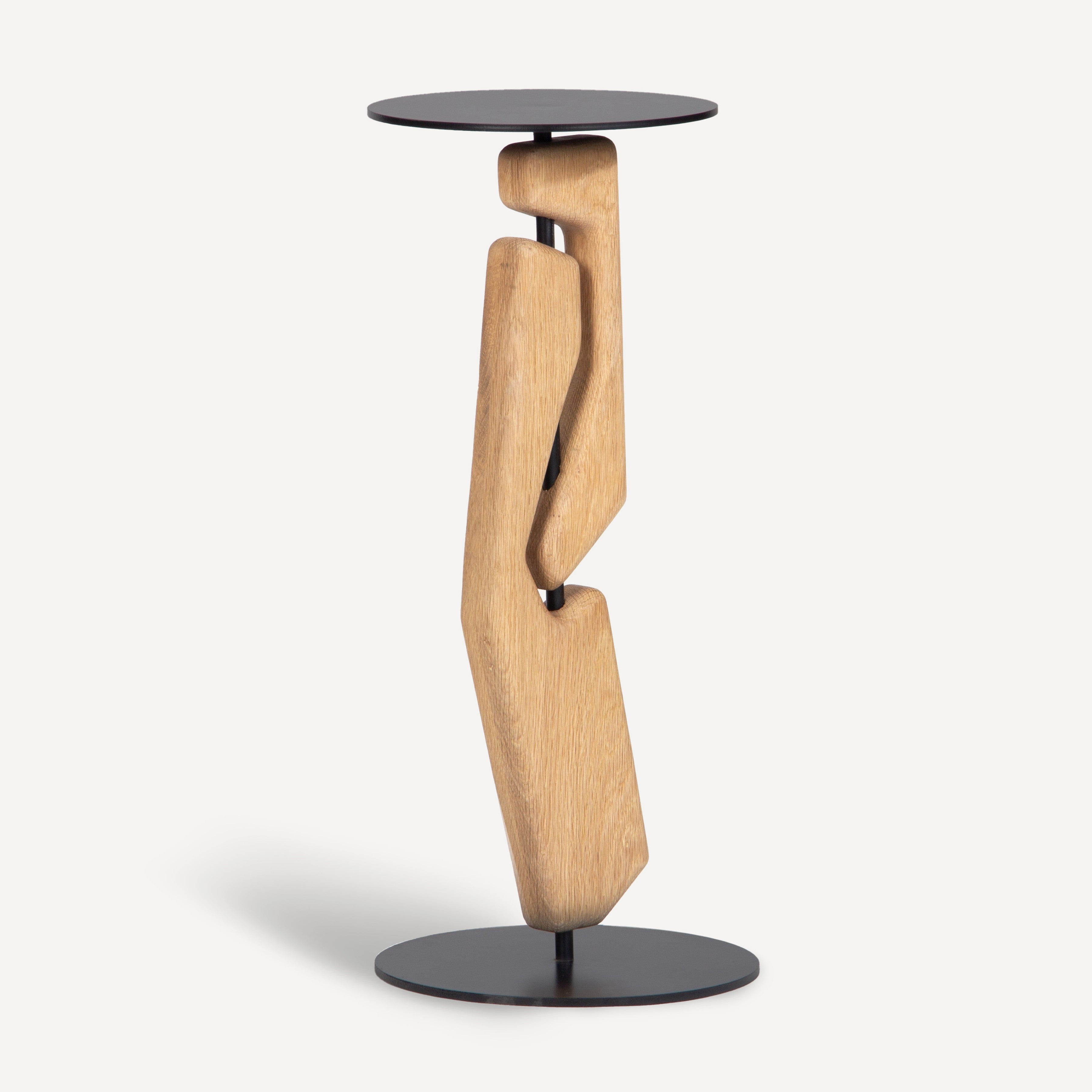 Tribe Solid Oak Drink Table