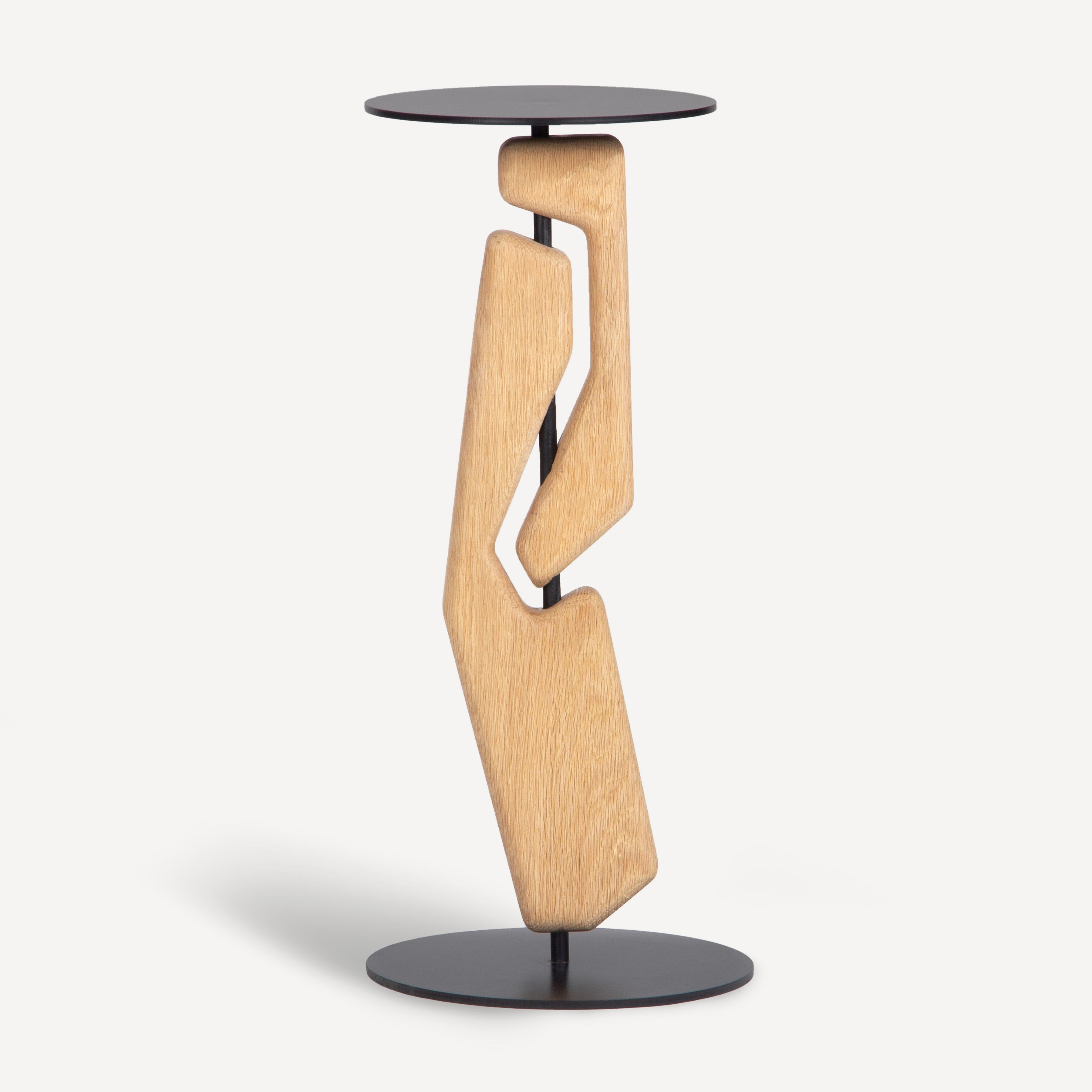Tribe Solid Oak Drink Table