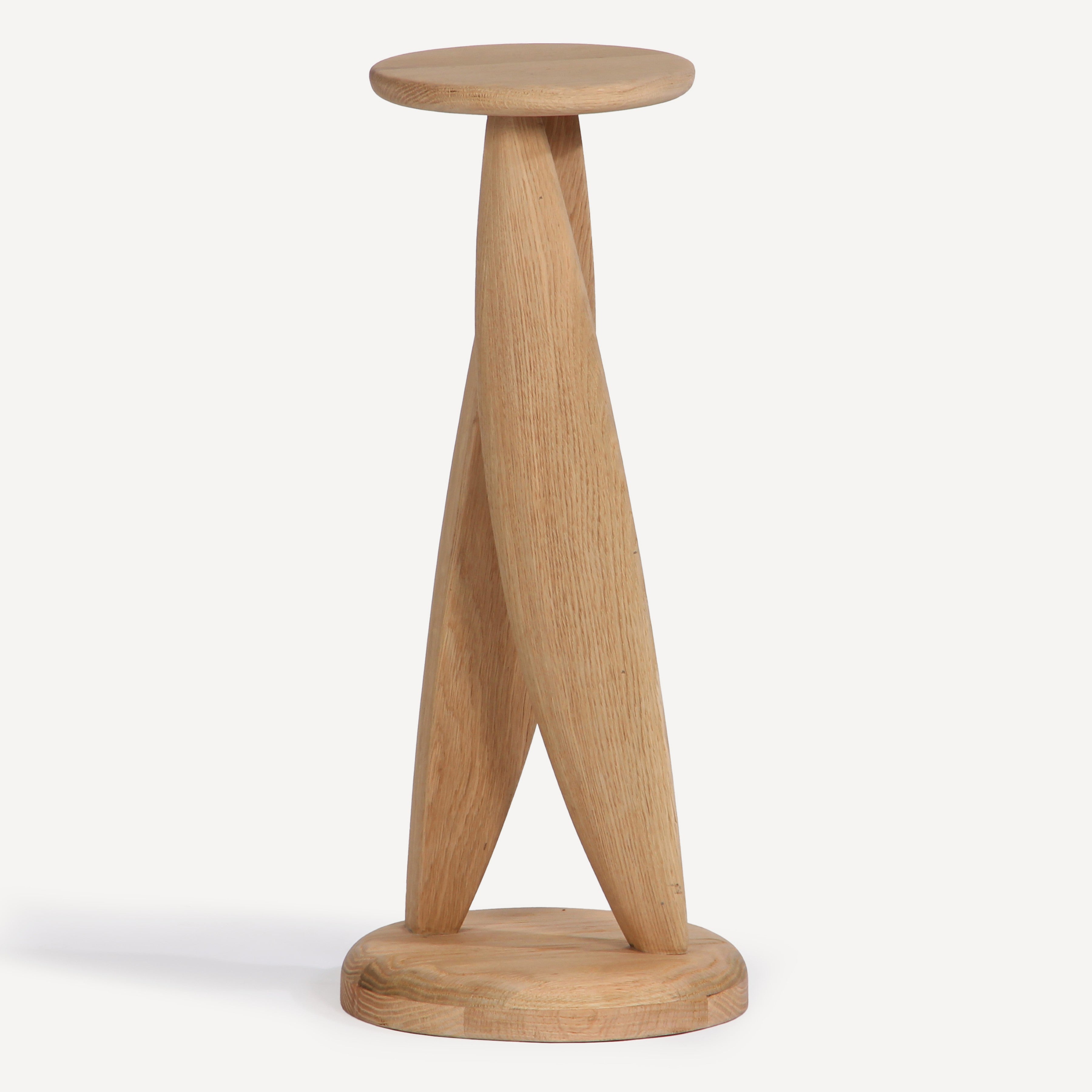 Tola Solid Oak Drink Table