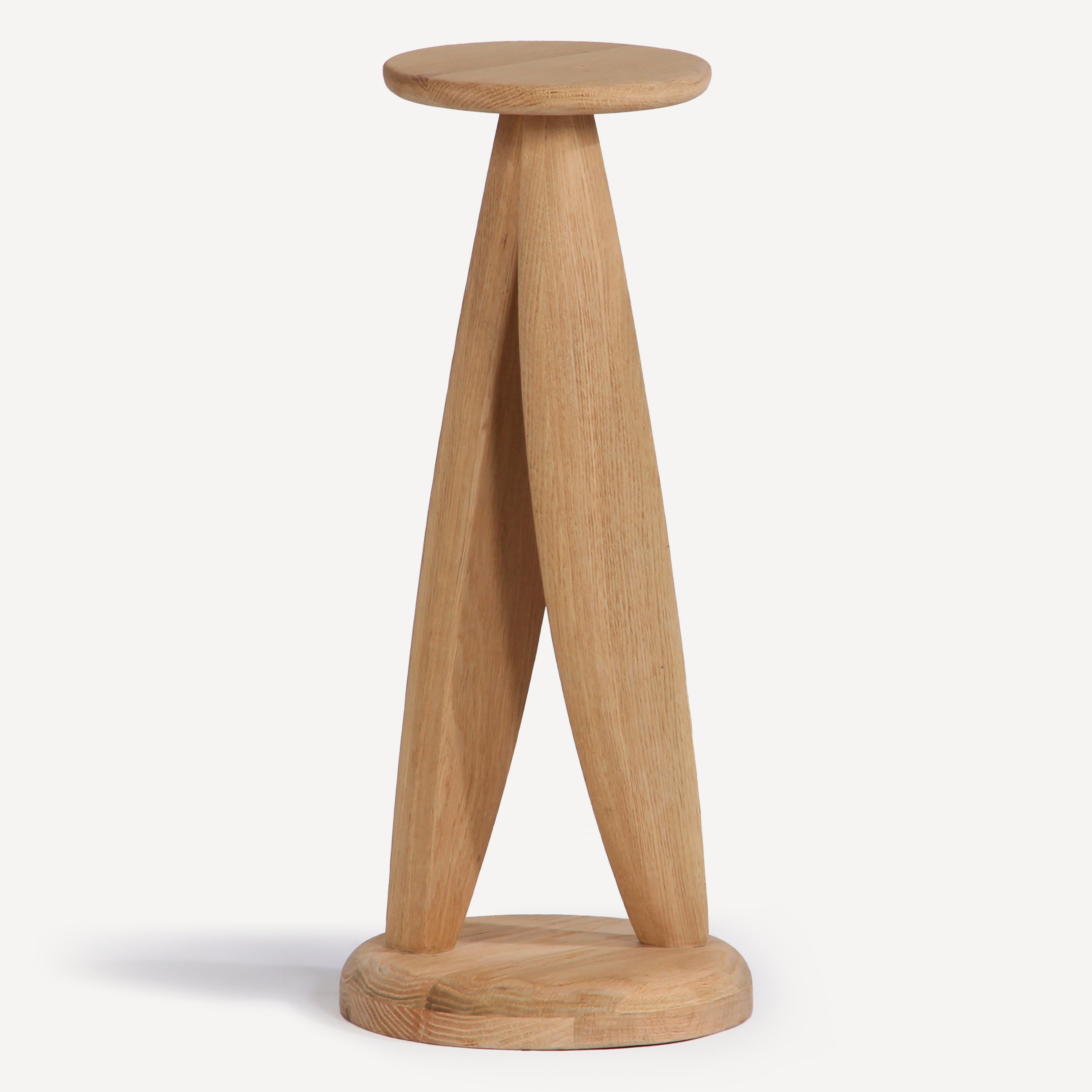 Tola Solid Oak Drink Table