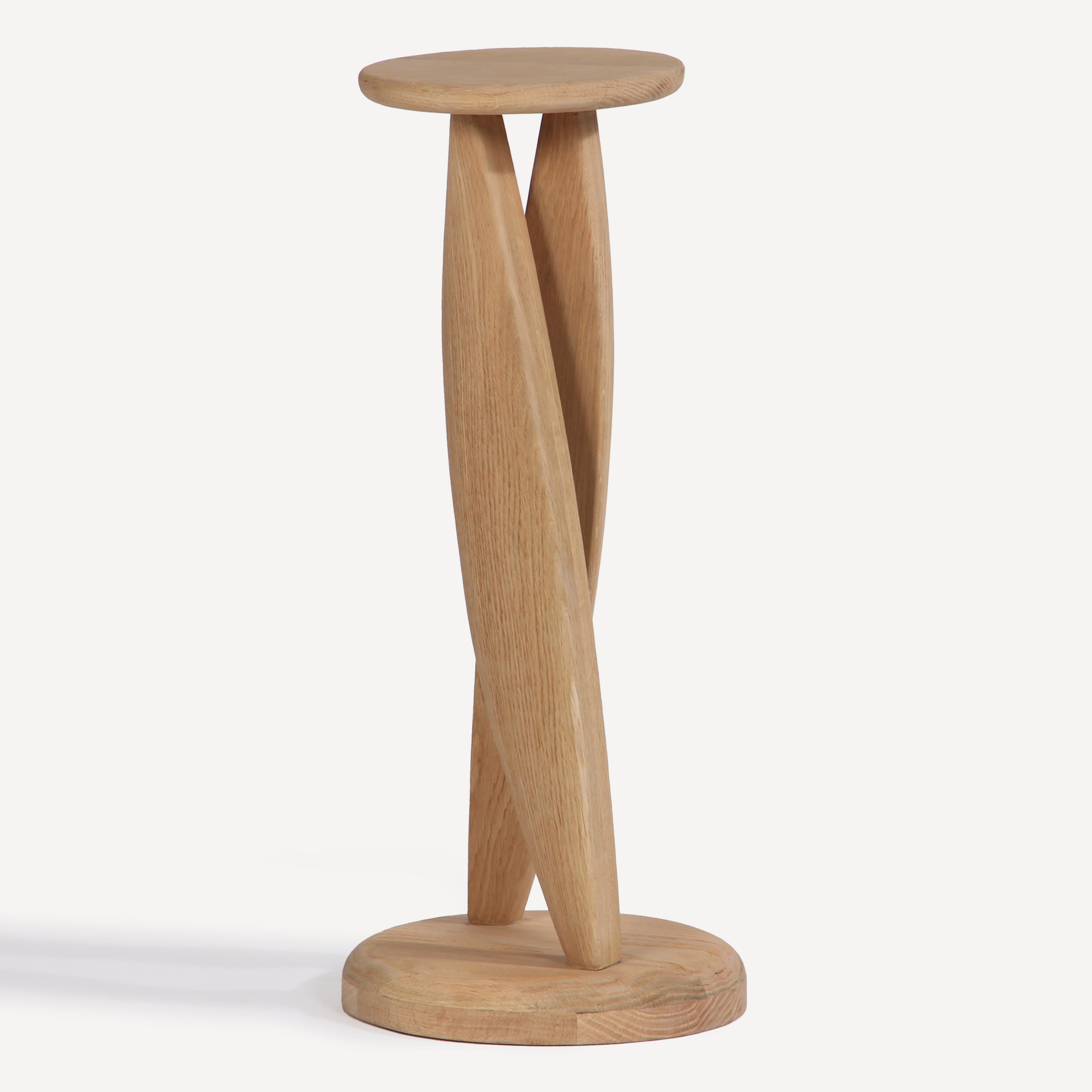 Tola Solid Oak Drink Table