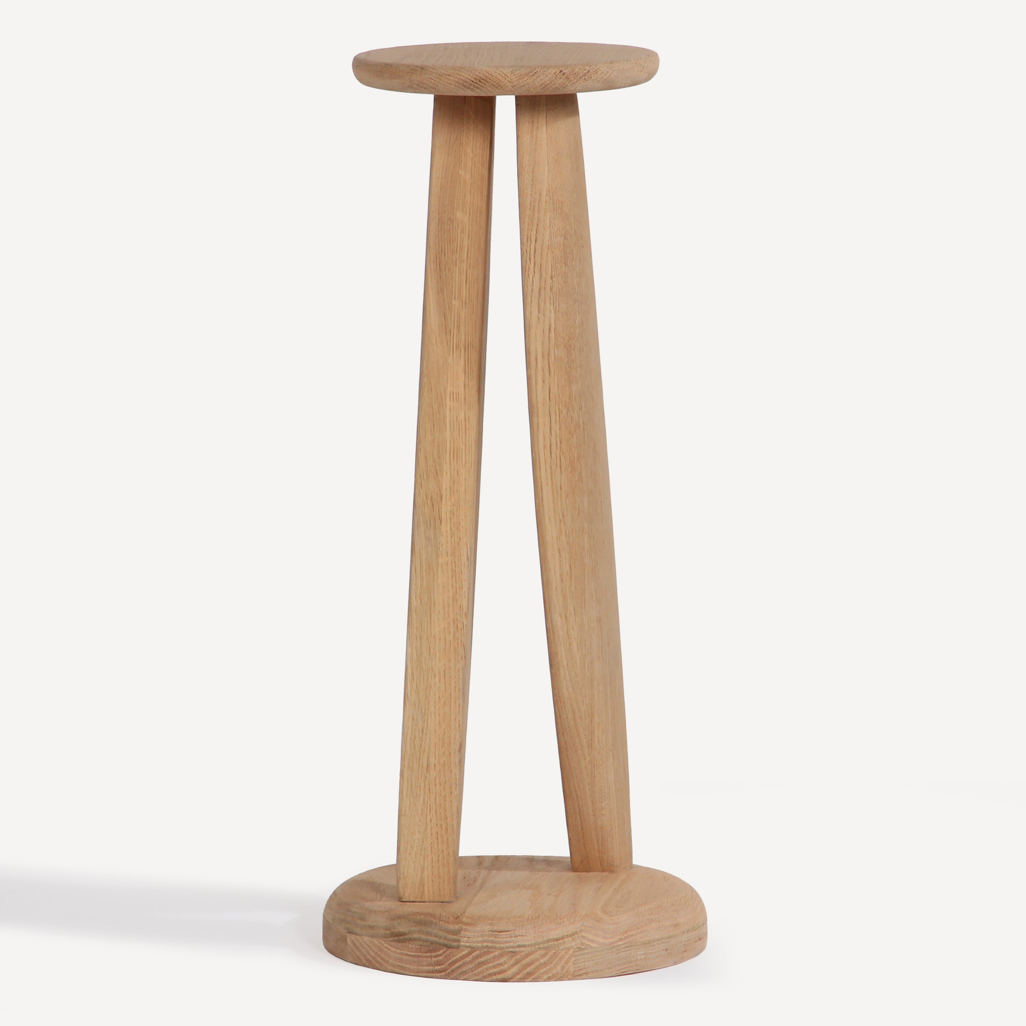 Tola Solid Oak Drink Table
