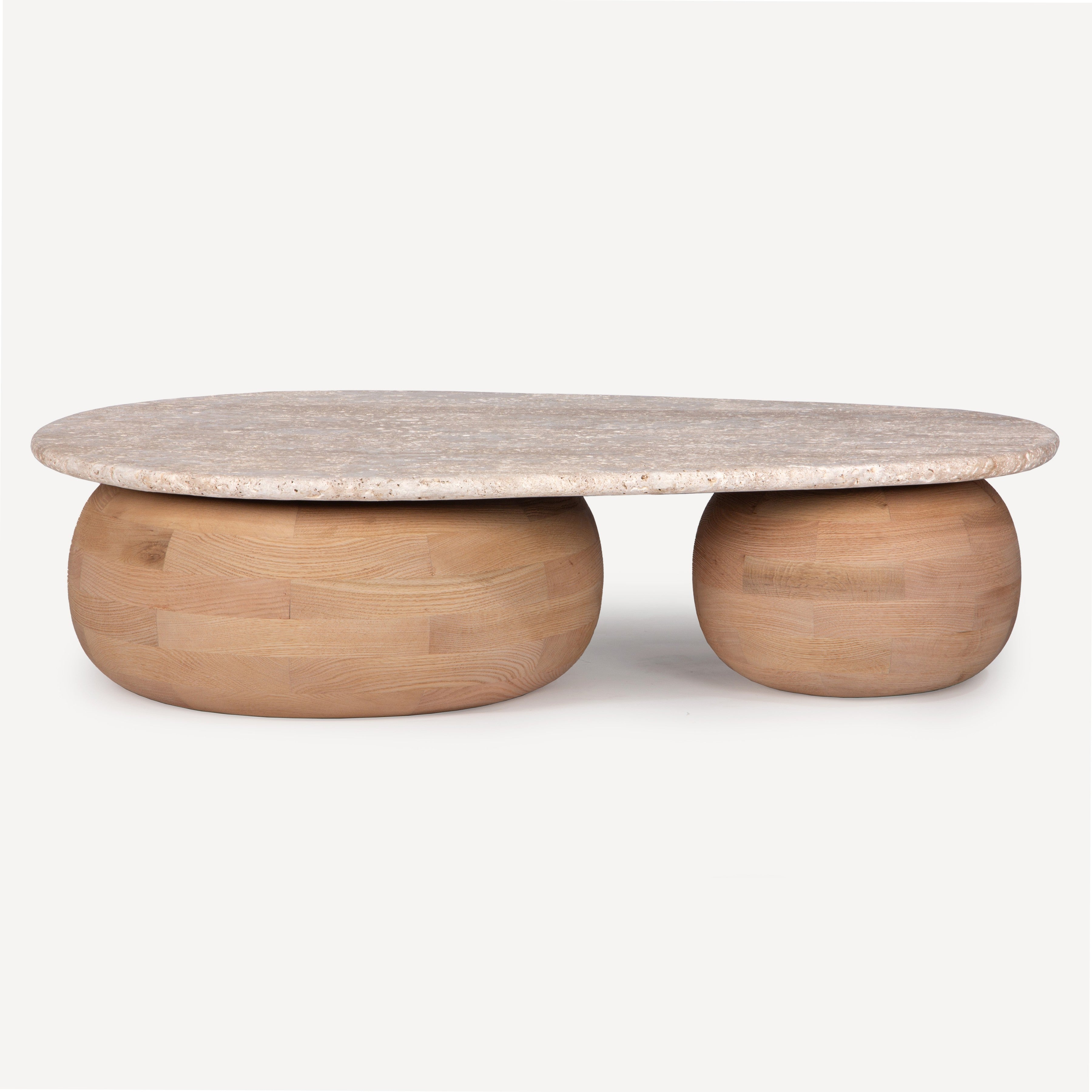 Pondus Travertine Oak Coffee Table