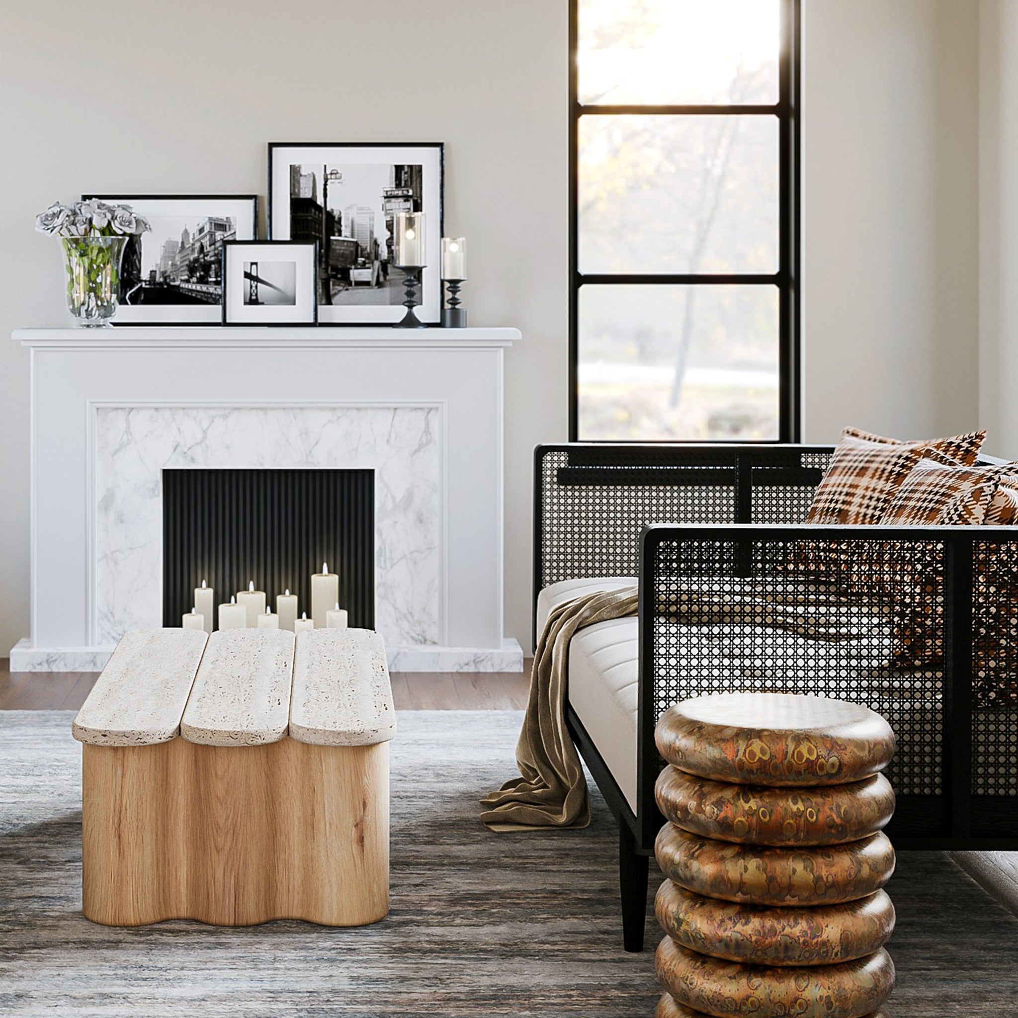 Hanson Metal Side Table