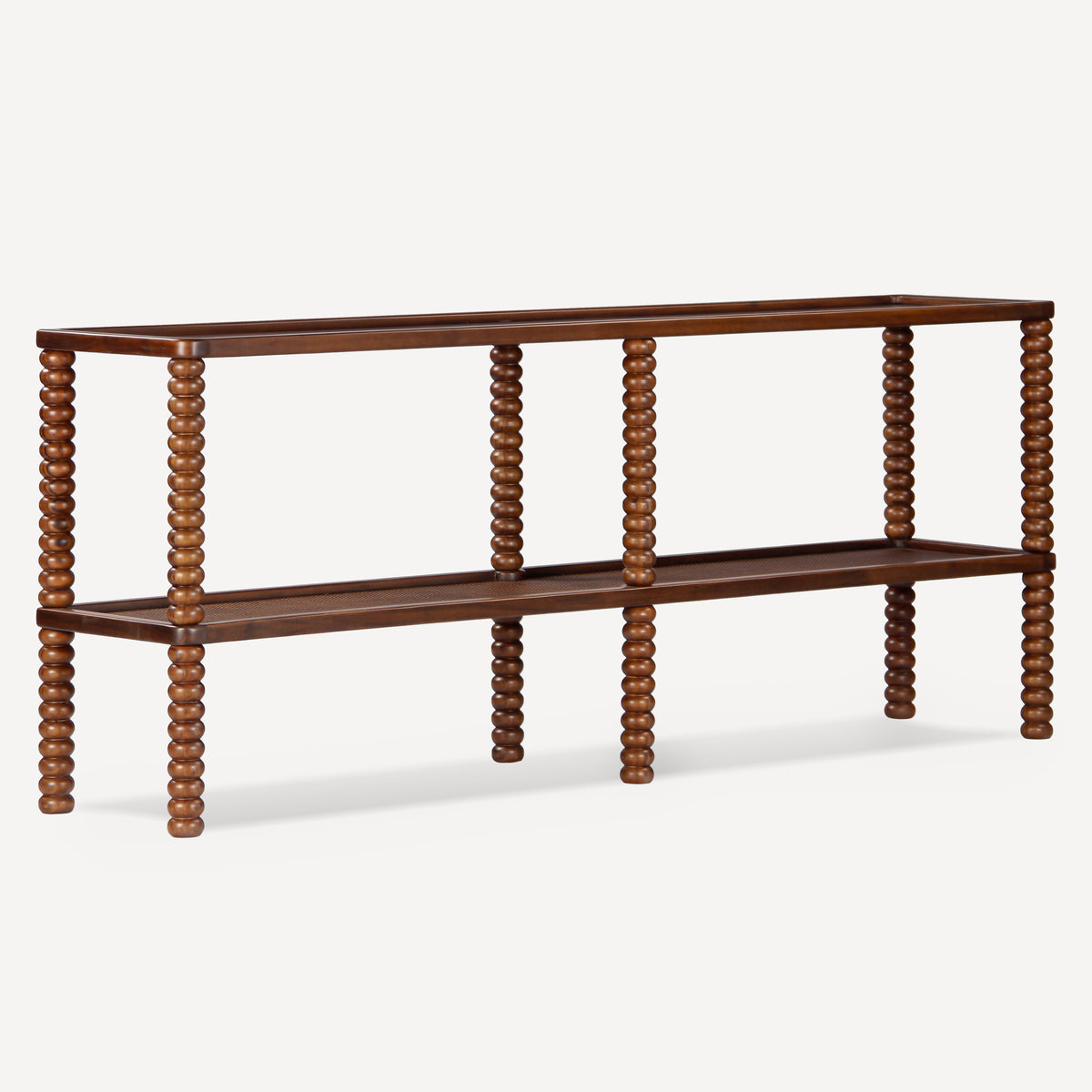 Twist Cane Solid Wood Console Table