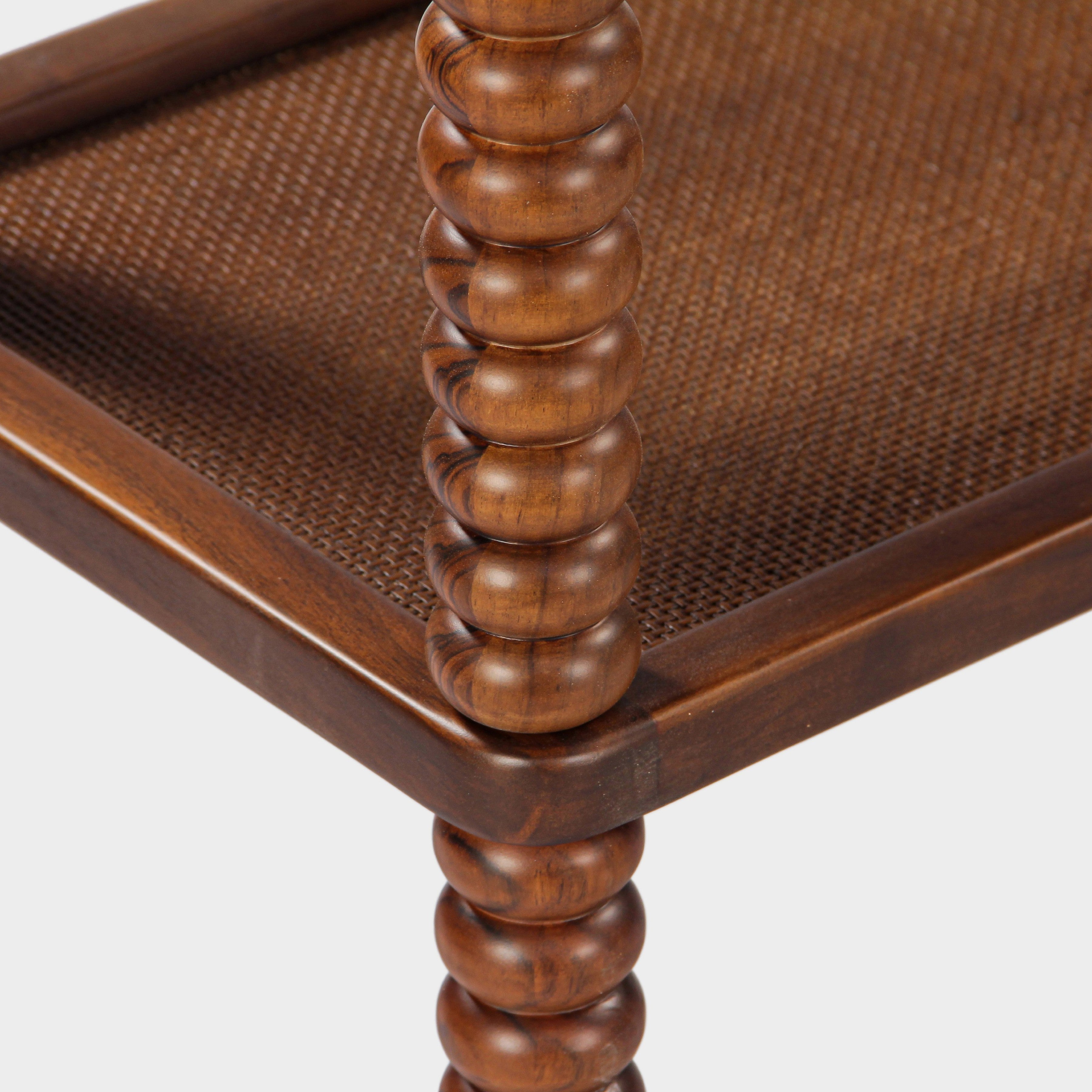 Twist Cane Solid Wood Console Table