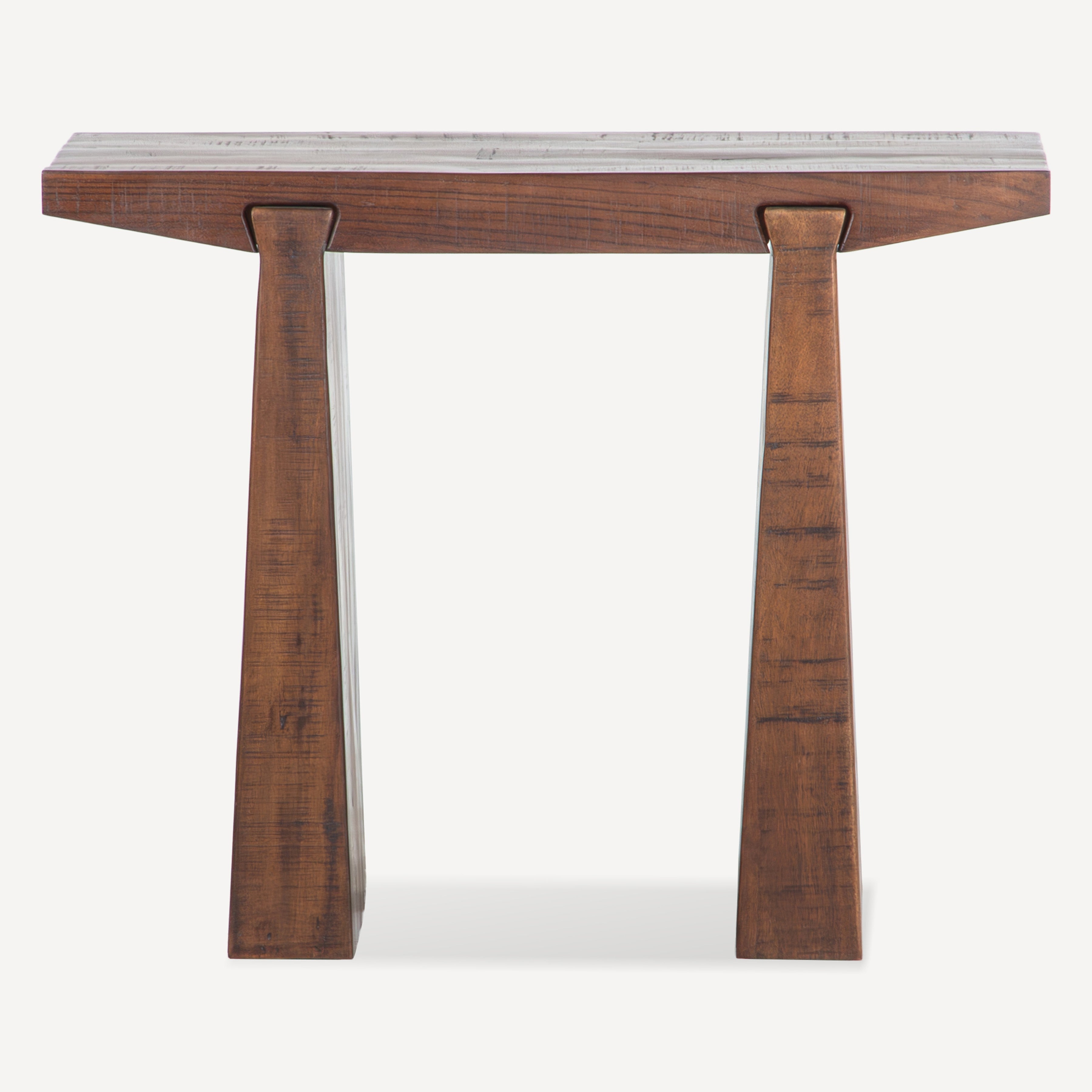 Keystone Reclaimed Wood Side Table - Rustic