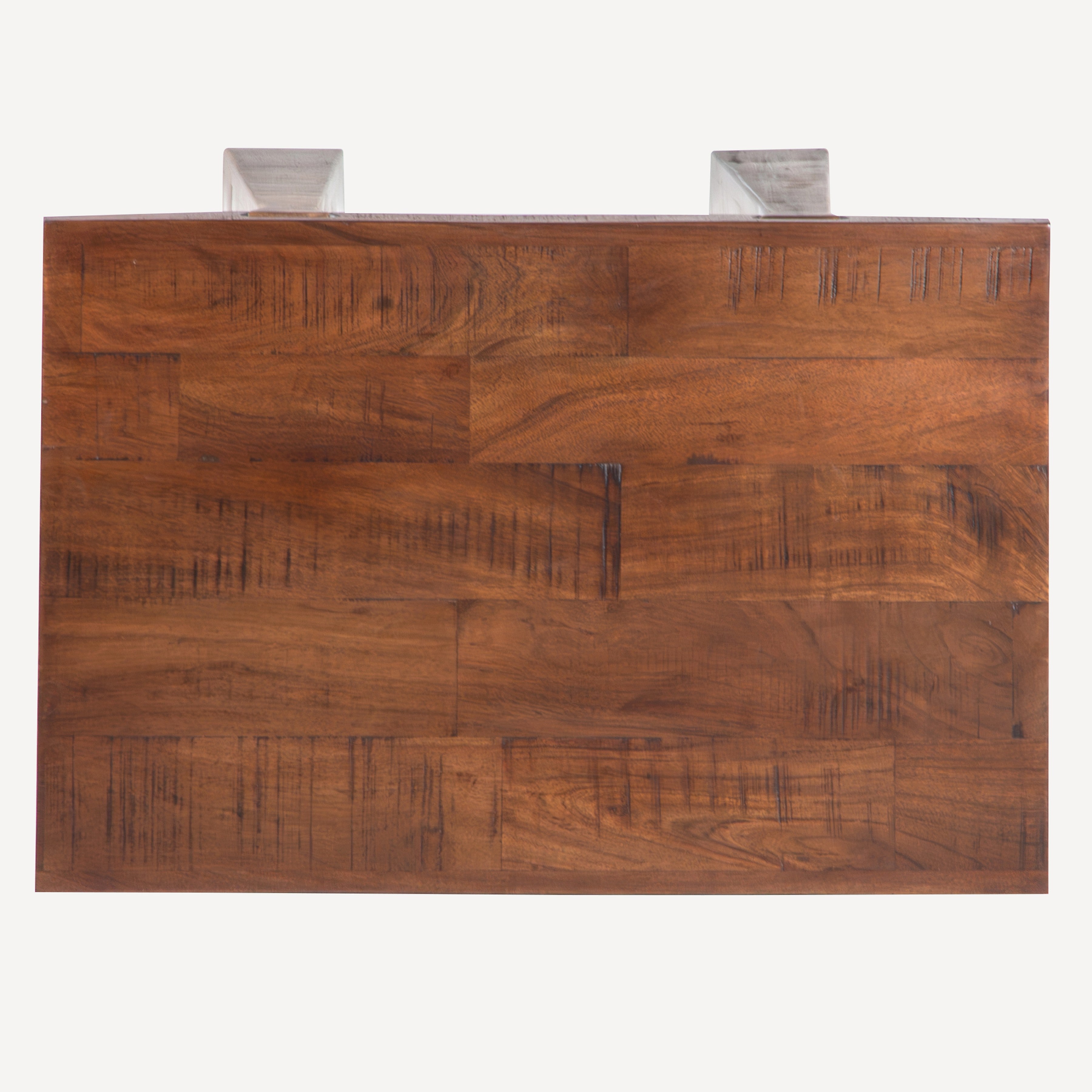 Keystone Reclaimed Wood Side Table - Rustic