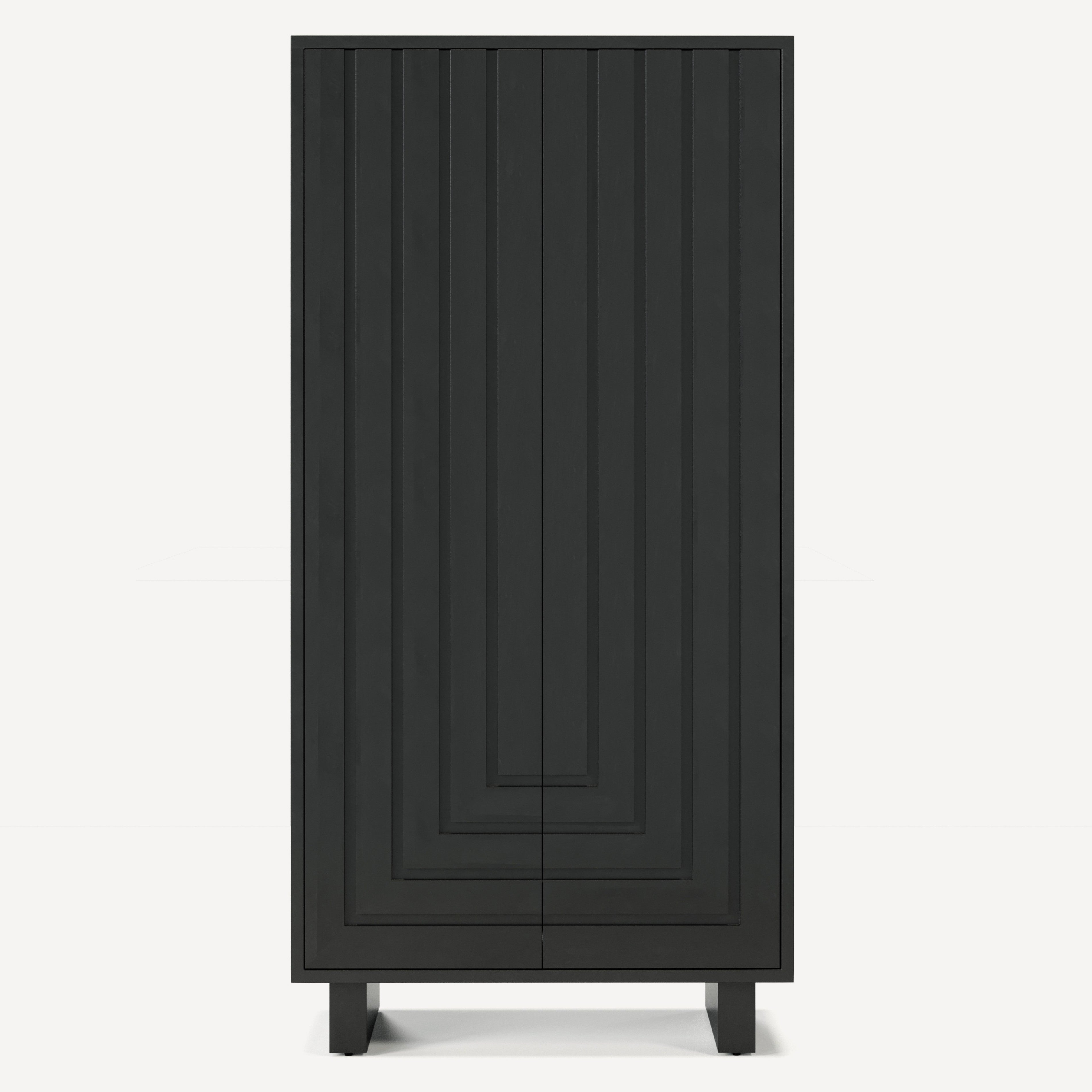 Array Solid White Oak Large Cabinet - Natural