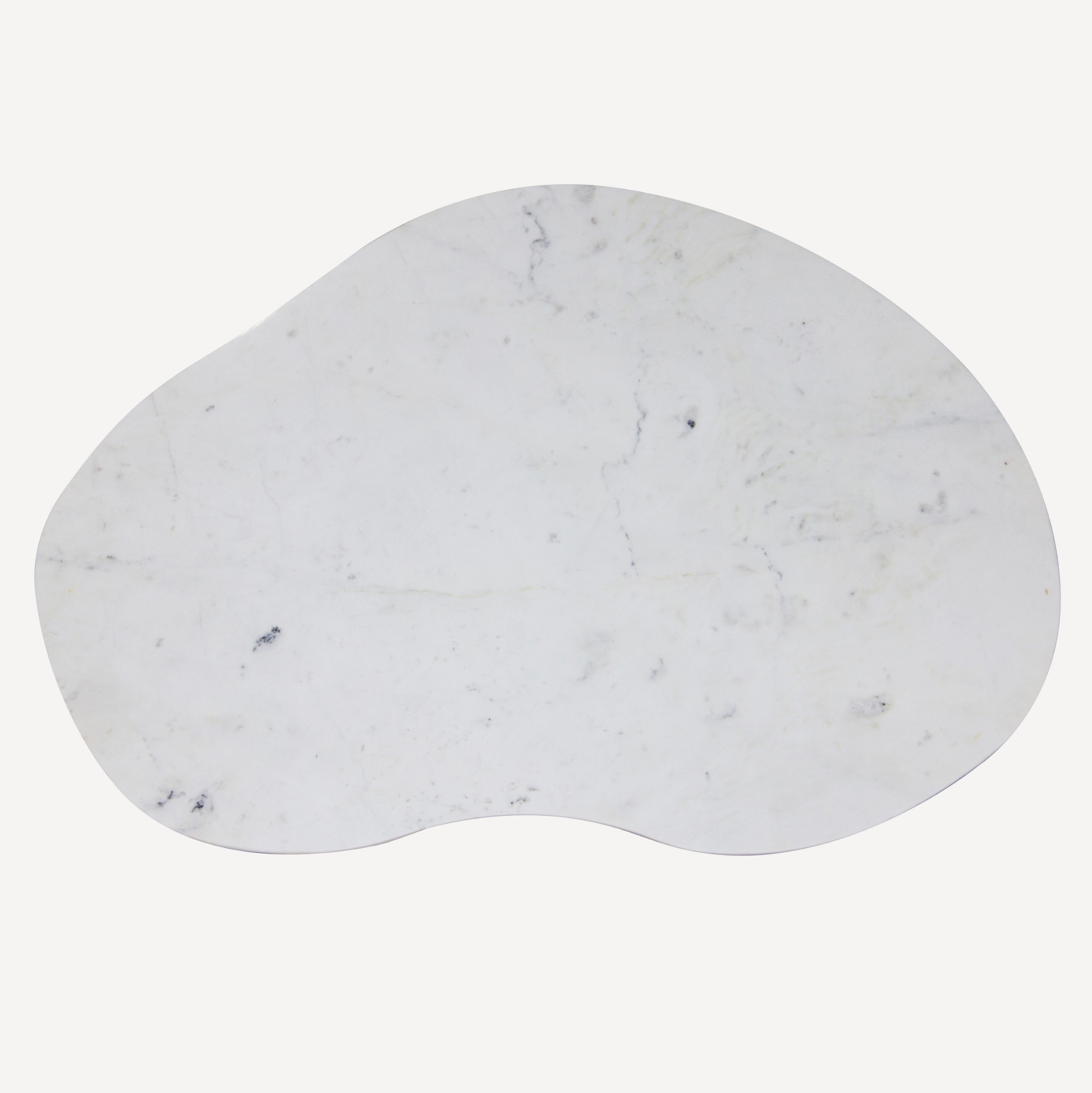 Kidney Marble Brass Coffee Table
