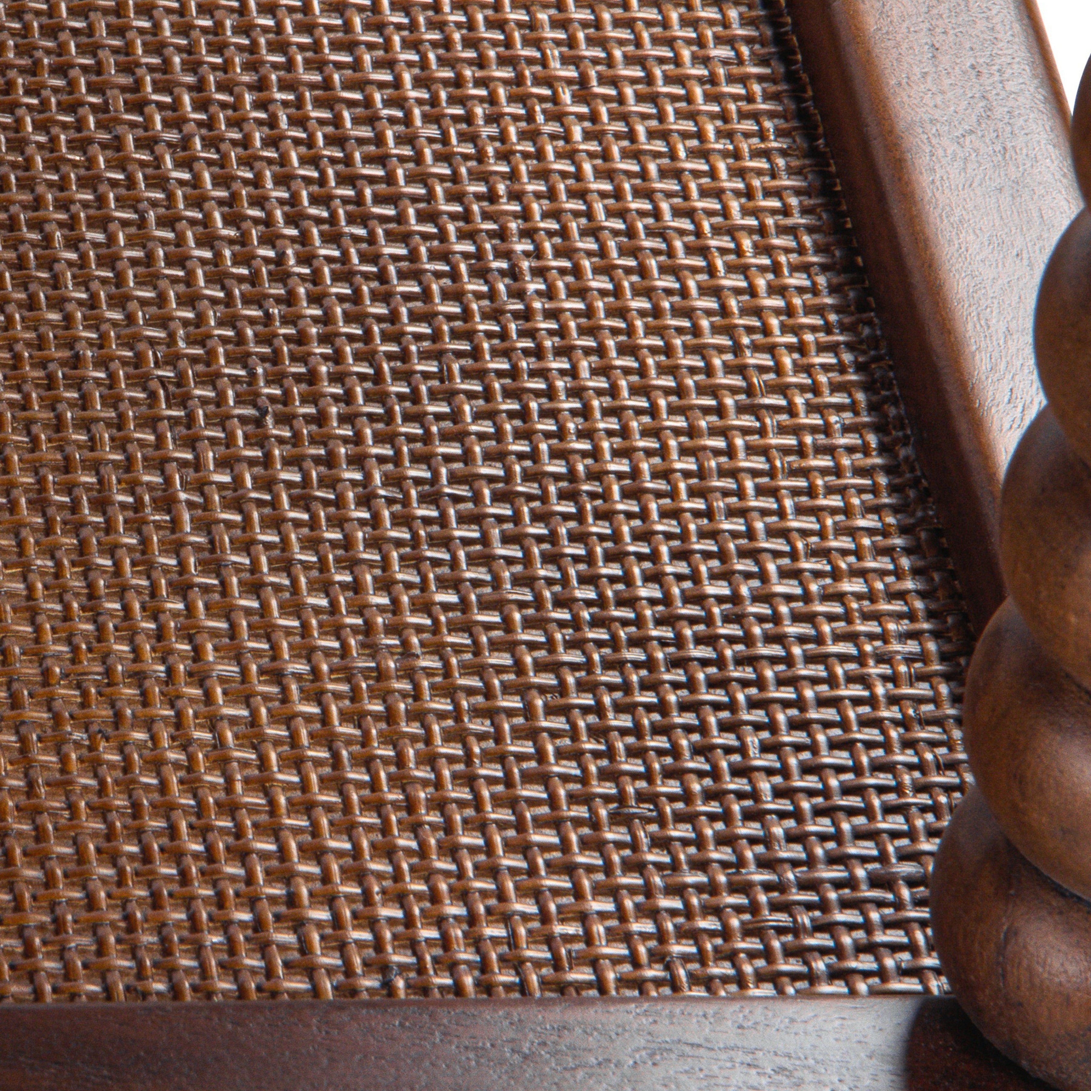 Twist Cane Solid Wood Coffee Table