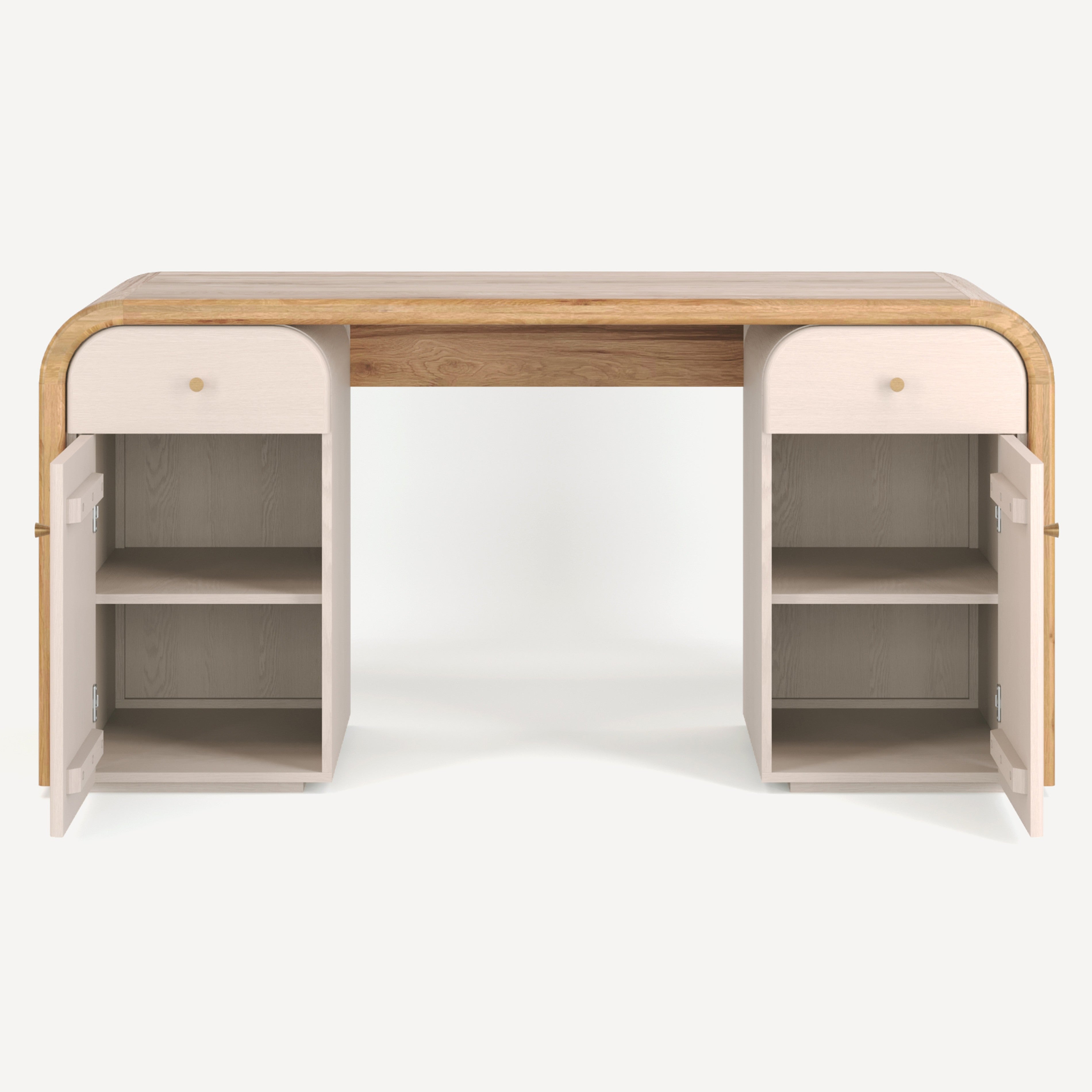 Liam Oak Desk