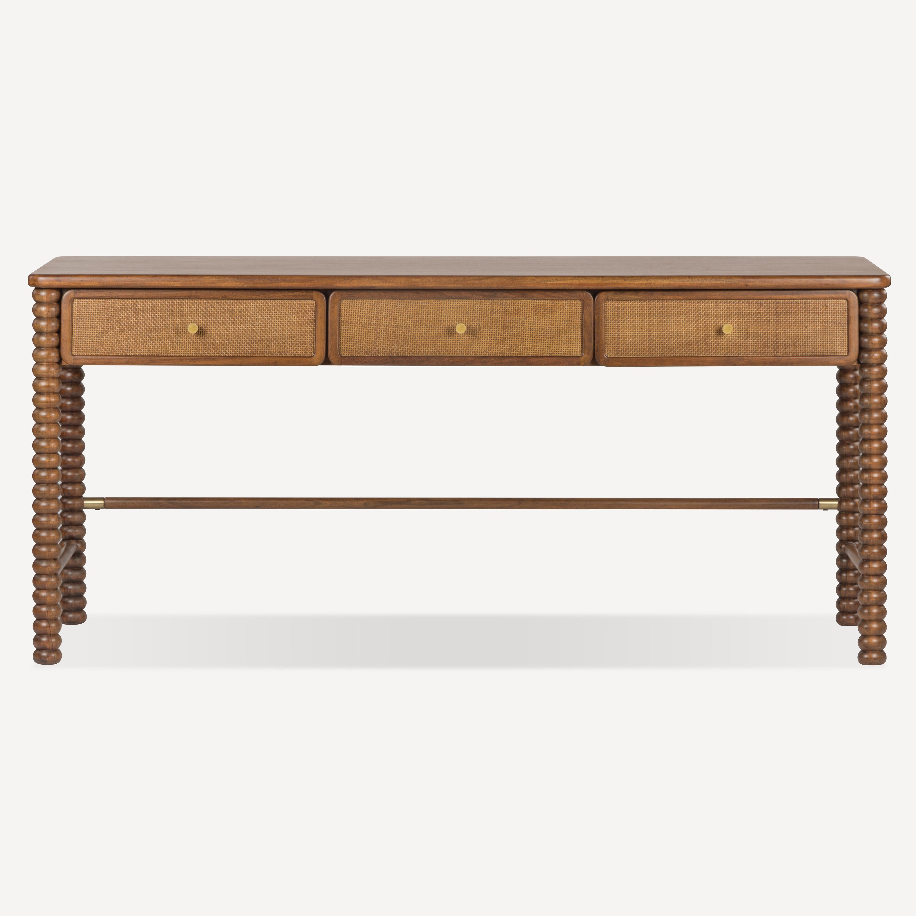 Twist Cane Solid Wood Desk