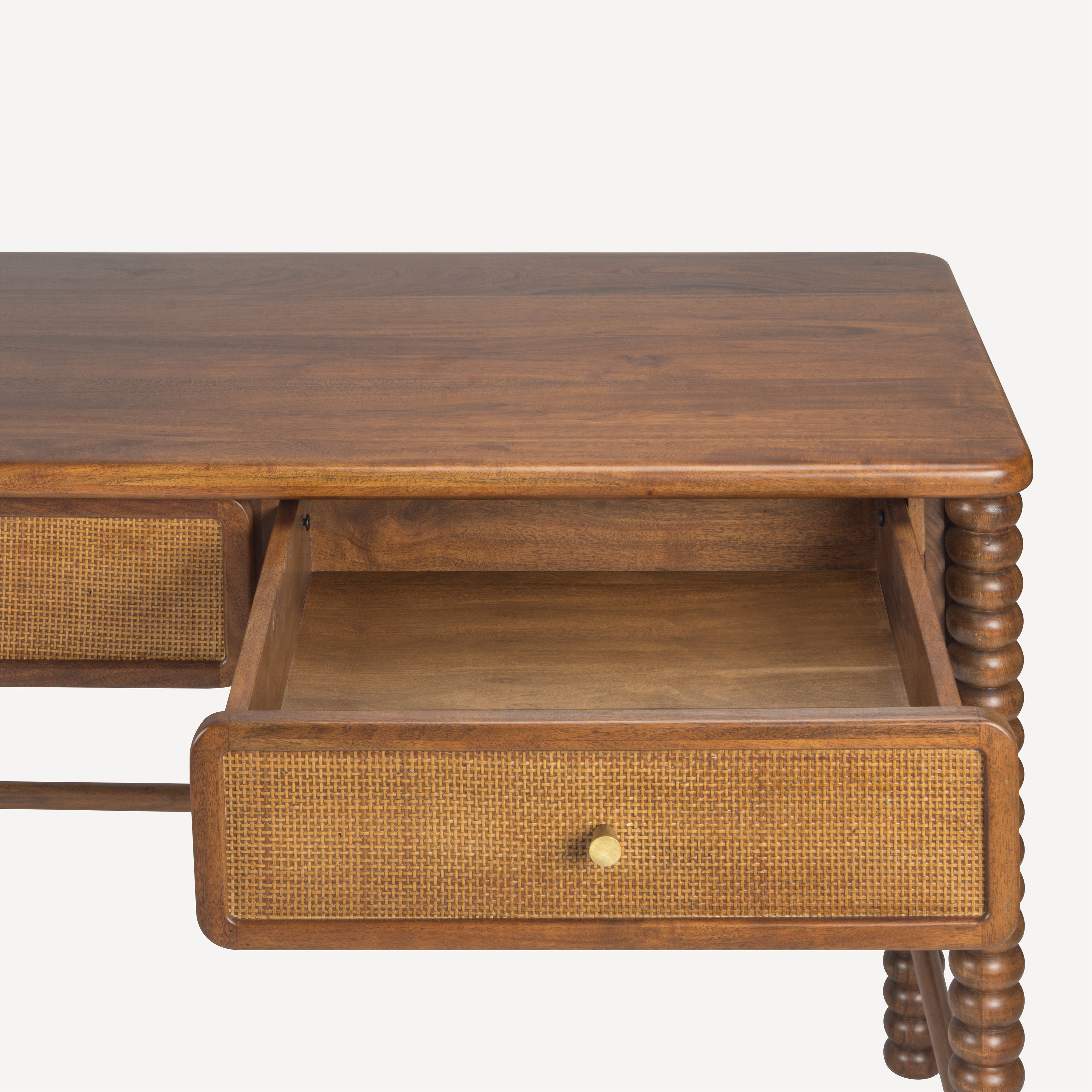 Twist Cane Solid Wood Desk