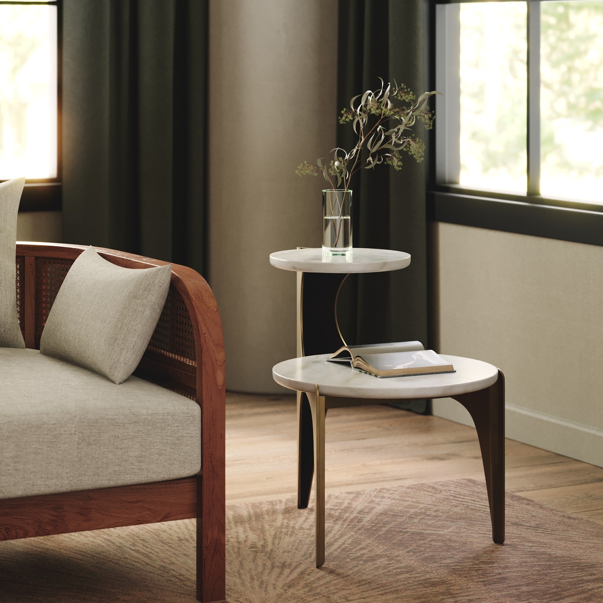 Toro Marble Side Table