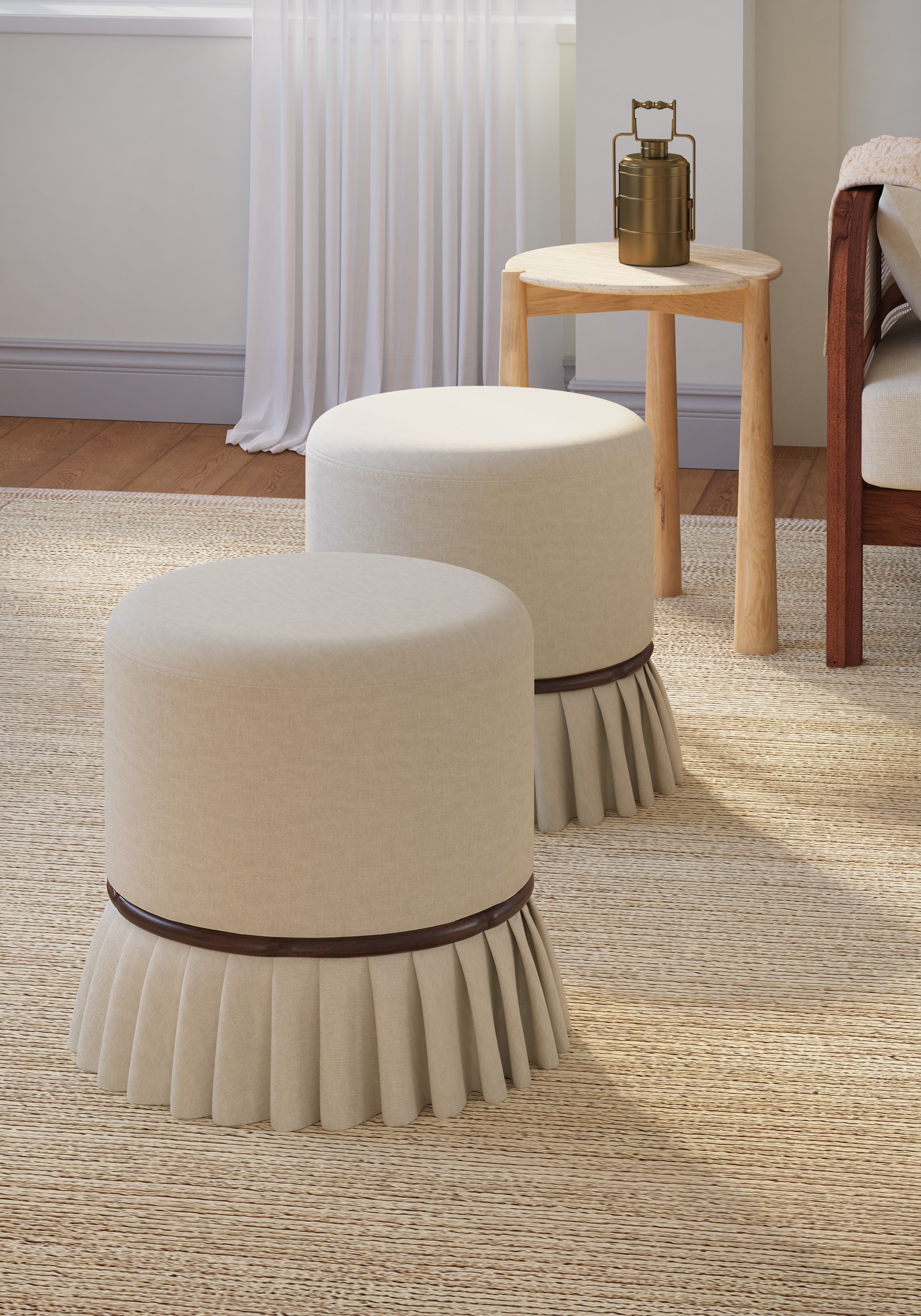 Carrie Ottoman