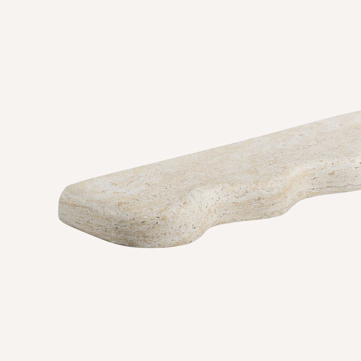 Swirl Wall Shelf -Travertine