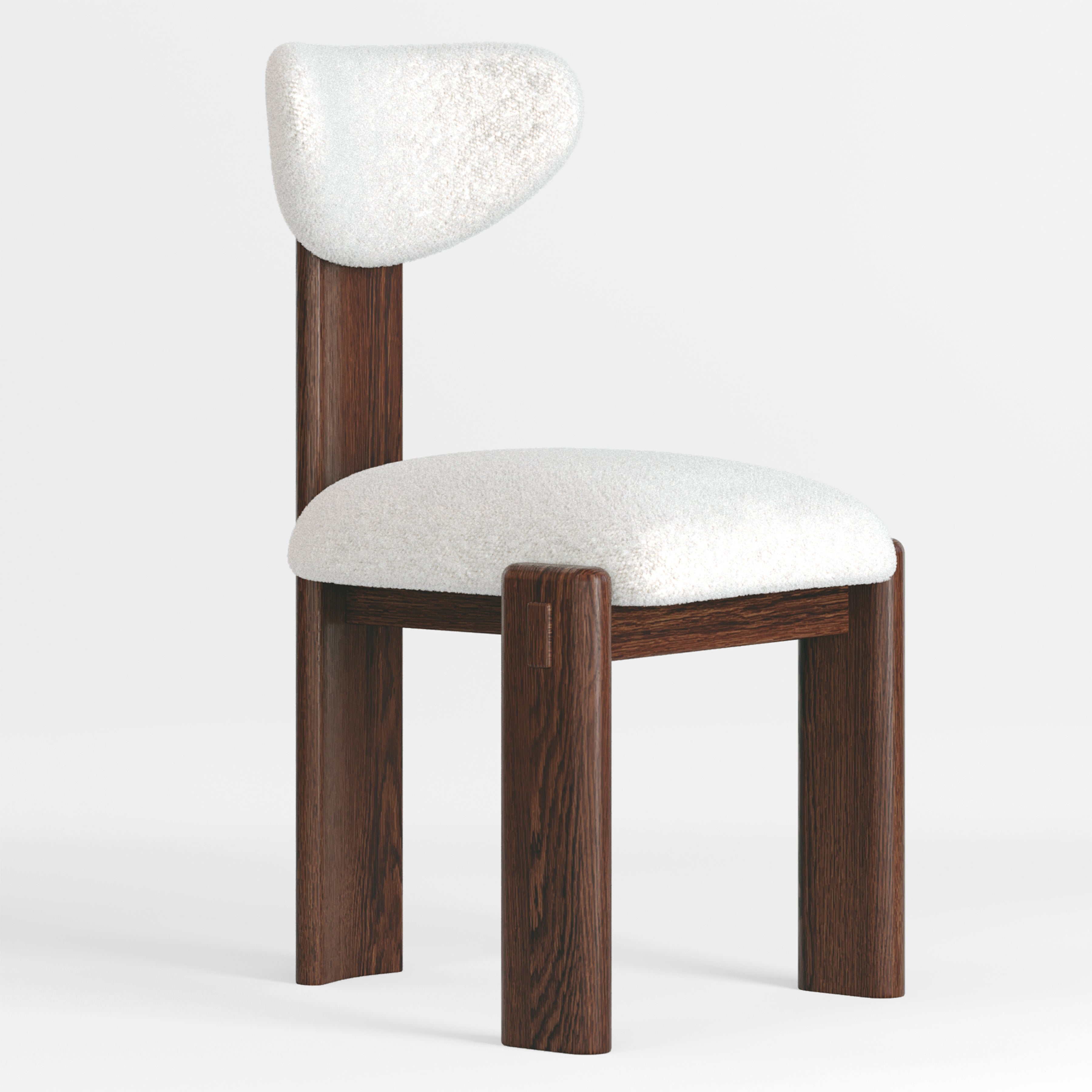 Elio Upholstered Oak Dining Chair