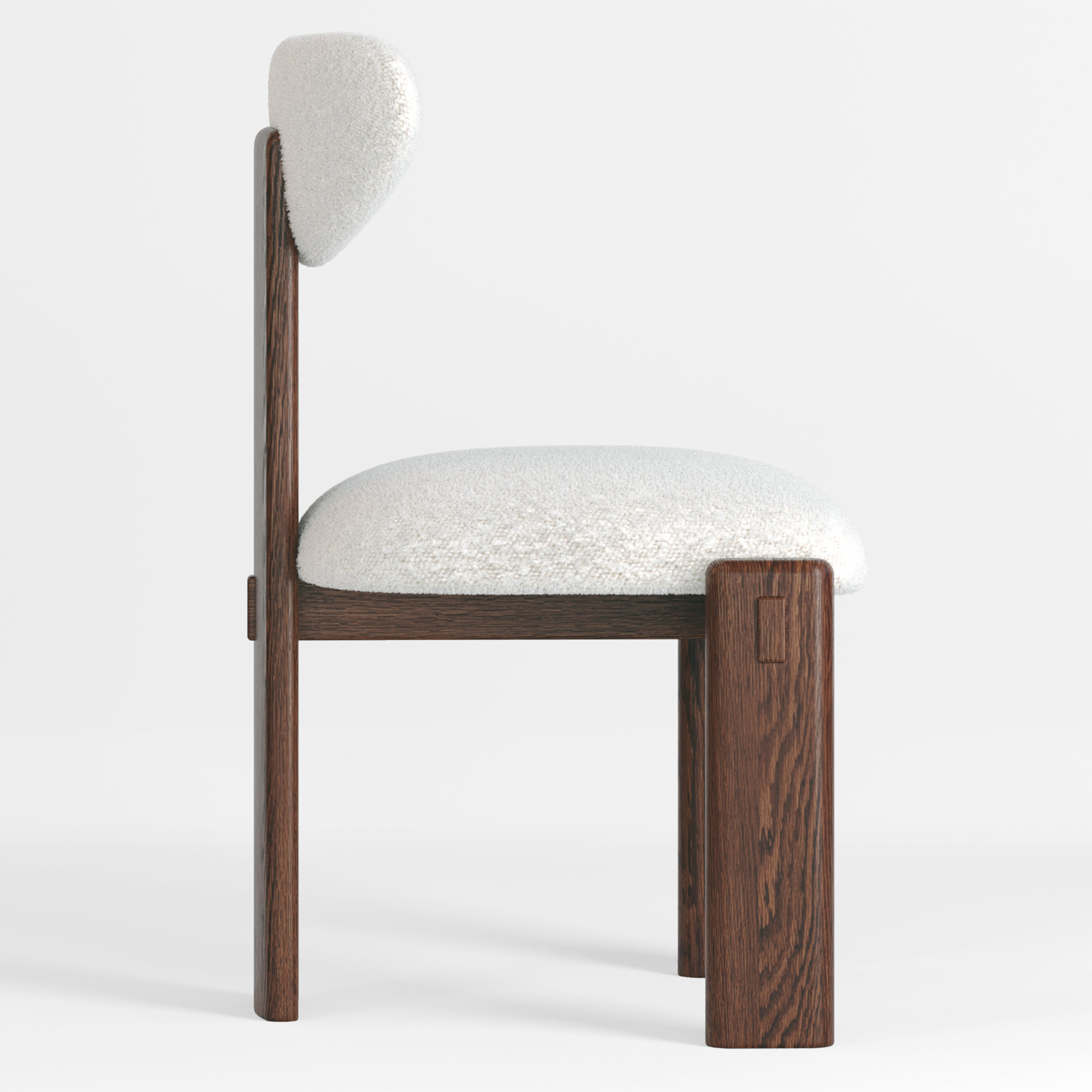 Elio Upholstered Oak Dining Chair