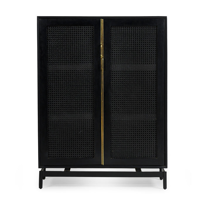 Louisiana Luxe Cabinet - Charcoal