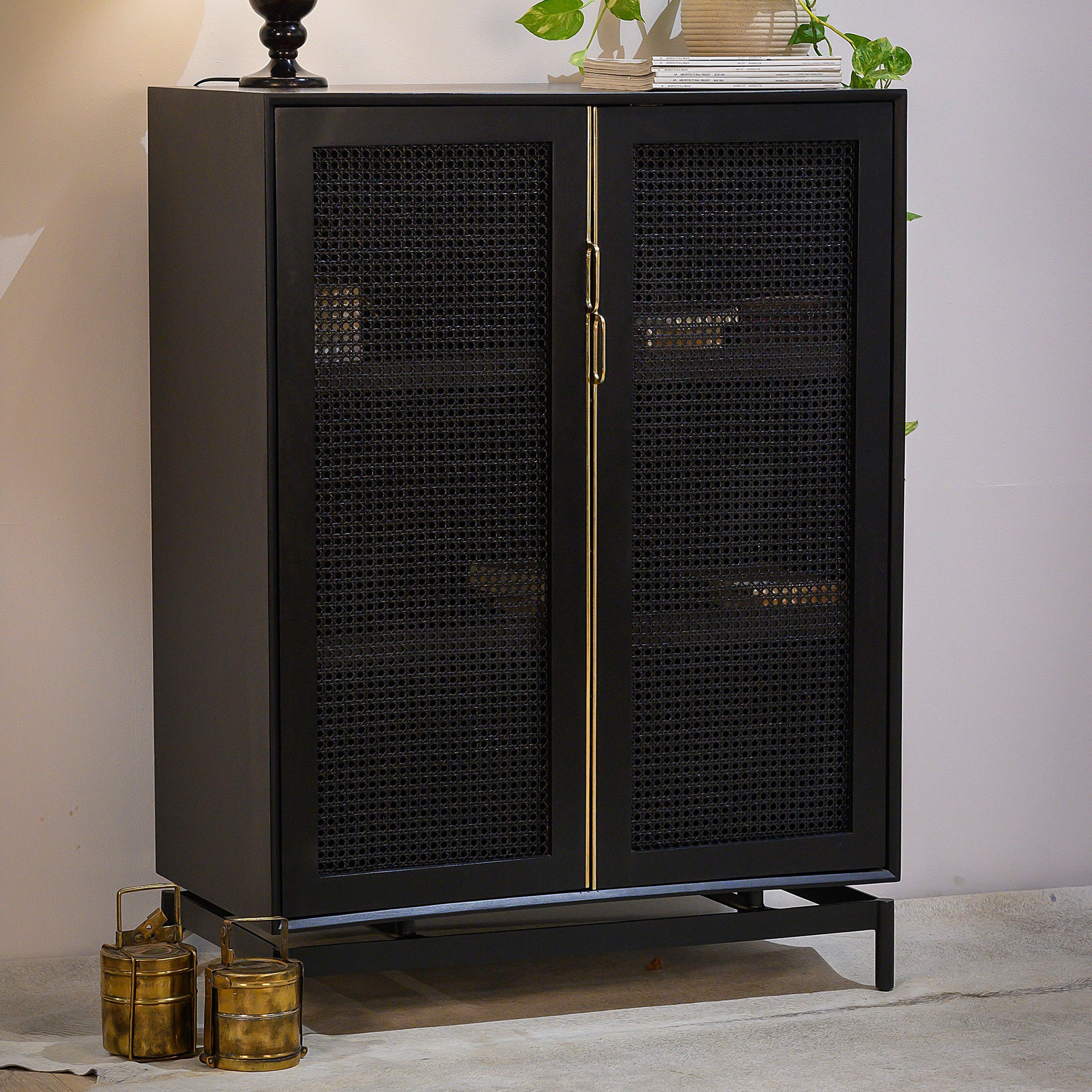 Louisiana Luxe Cabinet - Charcoal