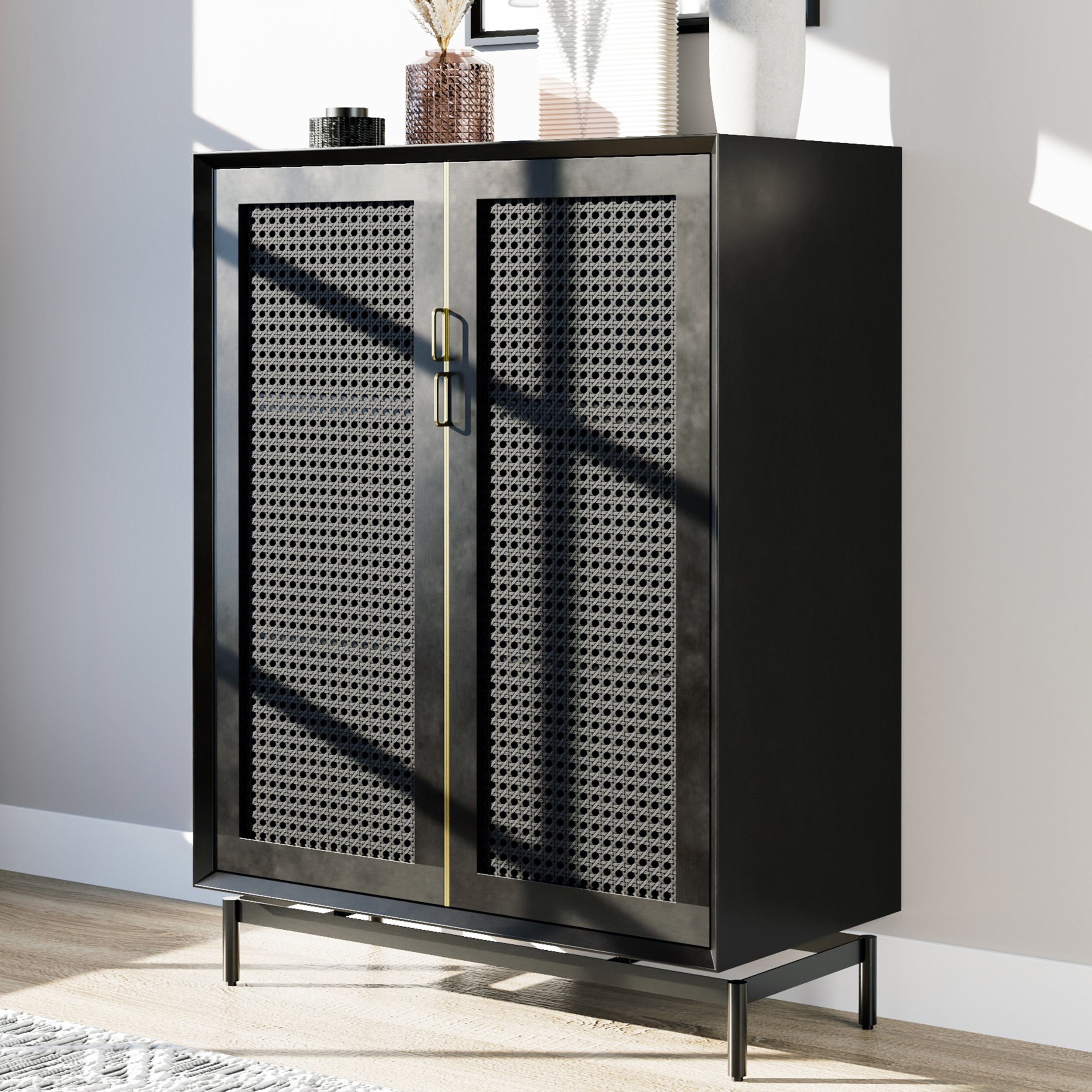 Louisiana Luxe Cabinet - Charcoal