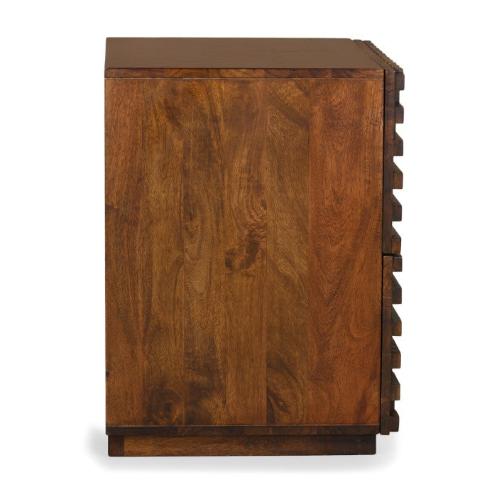 Maze Solid Wood Nightstand