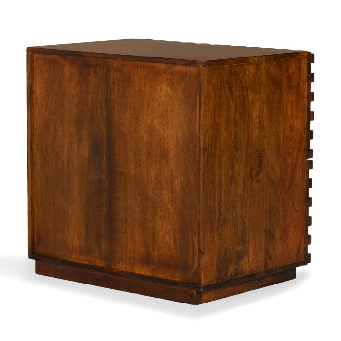 Maze Solid Wood Nightstand