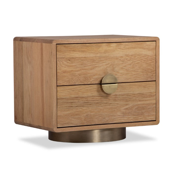 Podium Solid Oak Nightstand