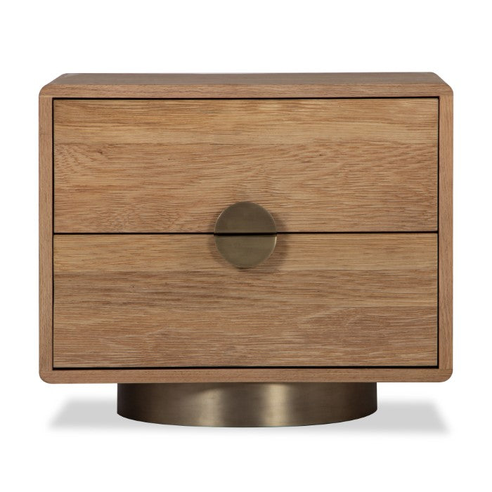 Podium Solid Oak Nightstand