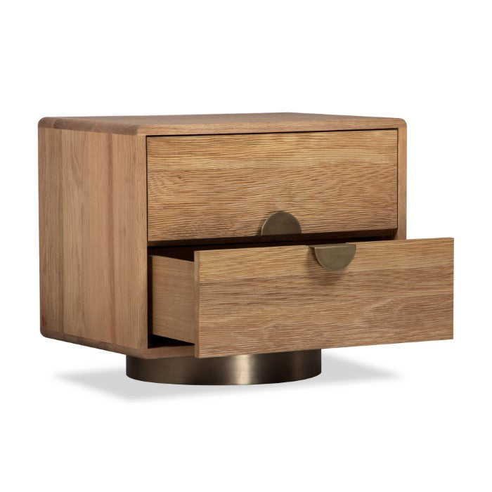 Podium Solid Oak Nightstand