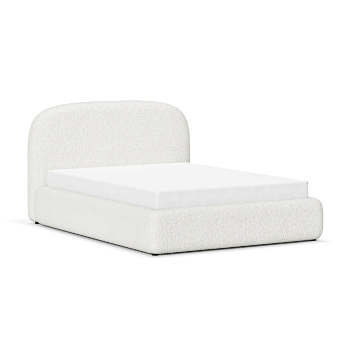 Cumulus Upholstered Bed White