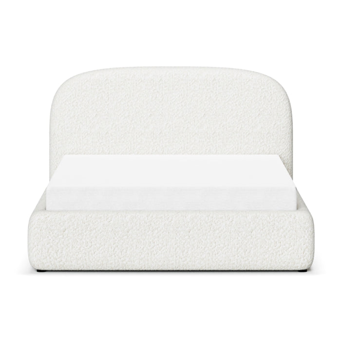 Cumulus Upholstered Bed White