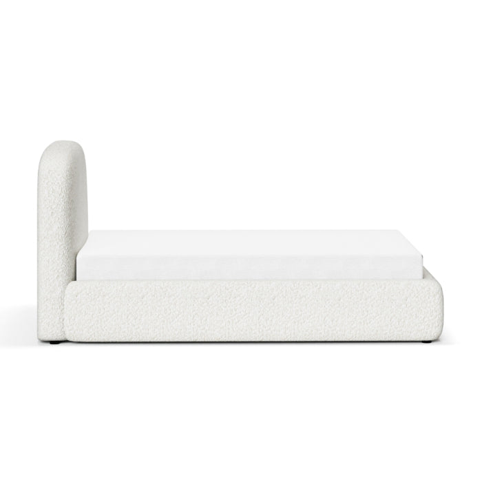 Cumulus Upholstered Bed White