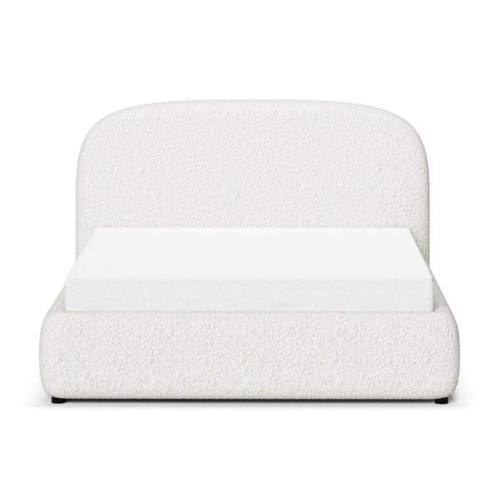 Cumulus Upholstered Bed White