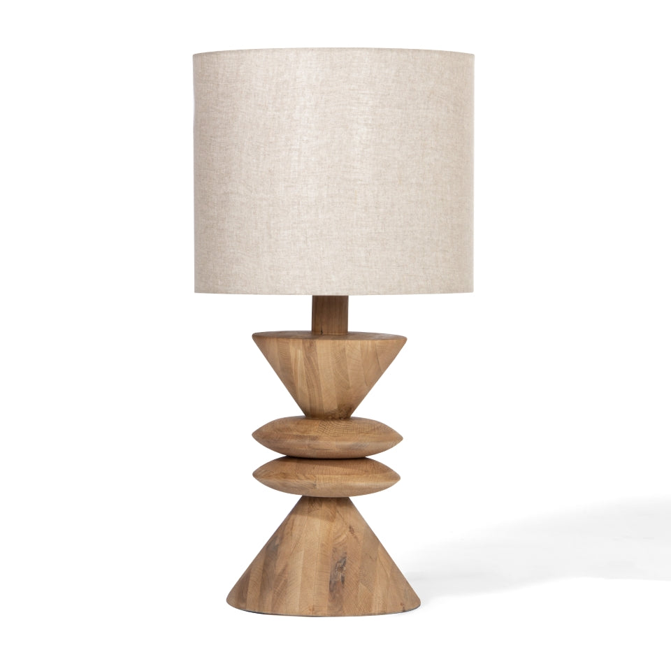 Kebab Oak Table Lamp