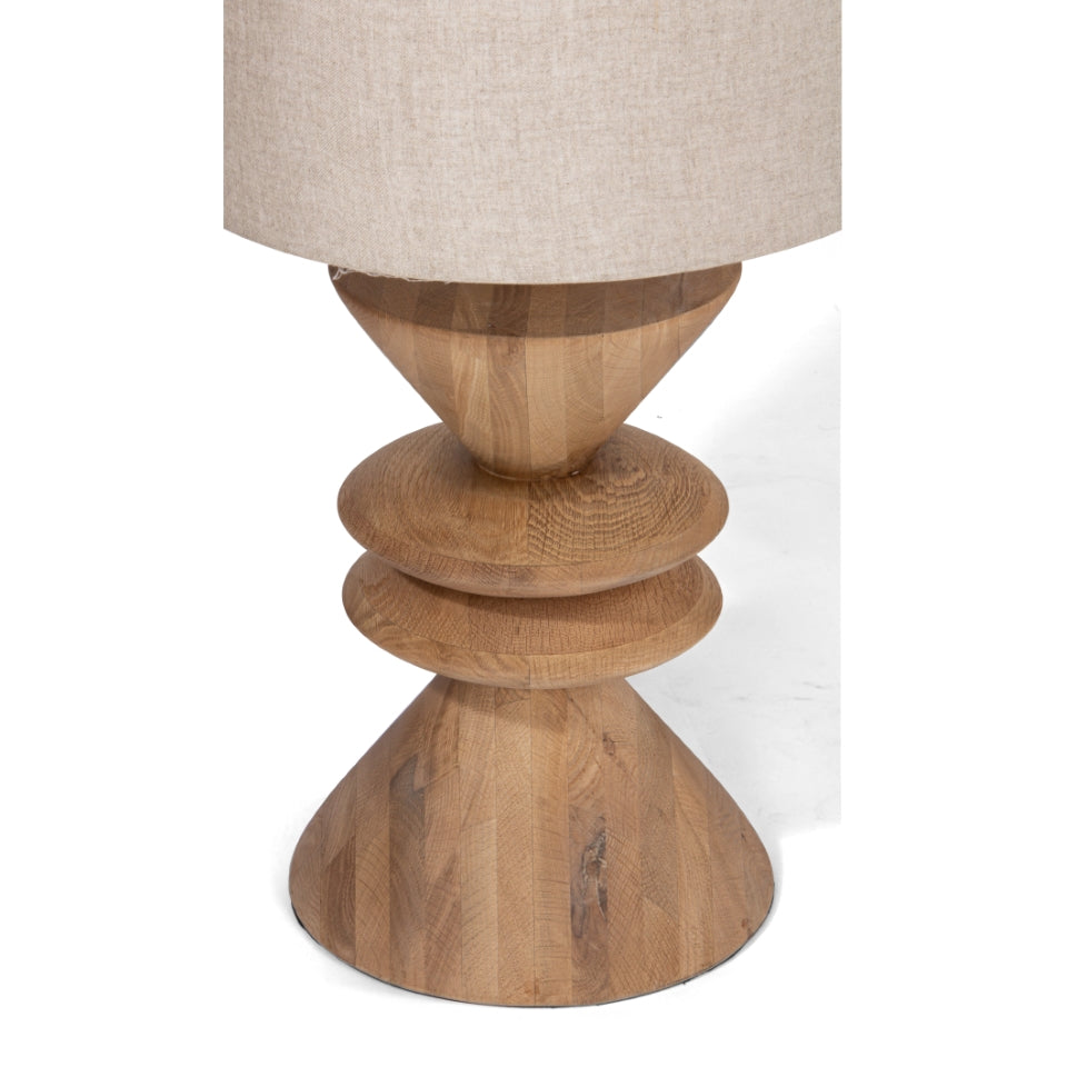 Kebab Oak Table Lamp