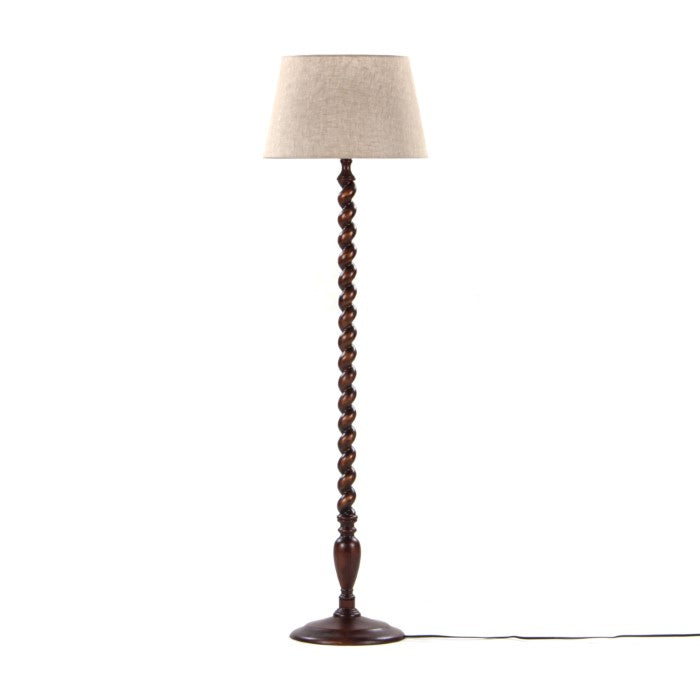 Twist Solid Wood Floor Lamp