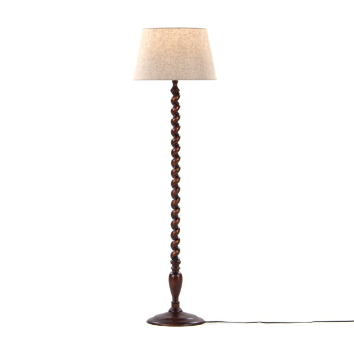 Twist Solid Wood Floor Lamp