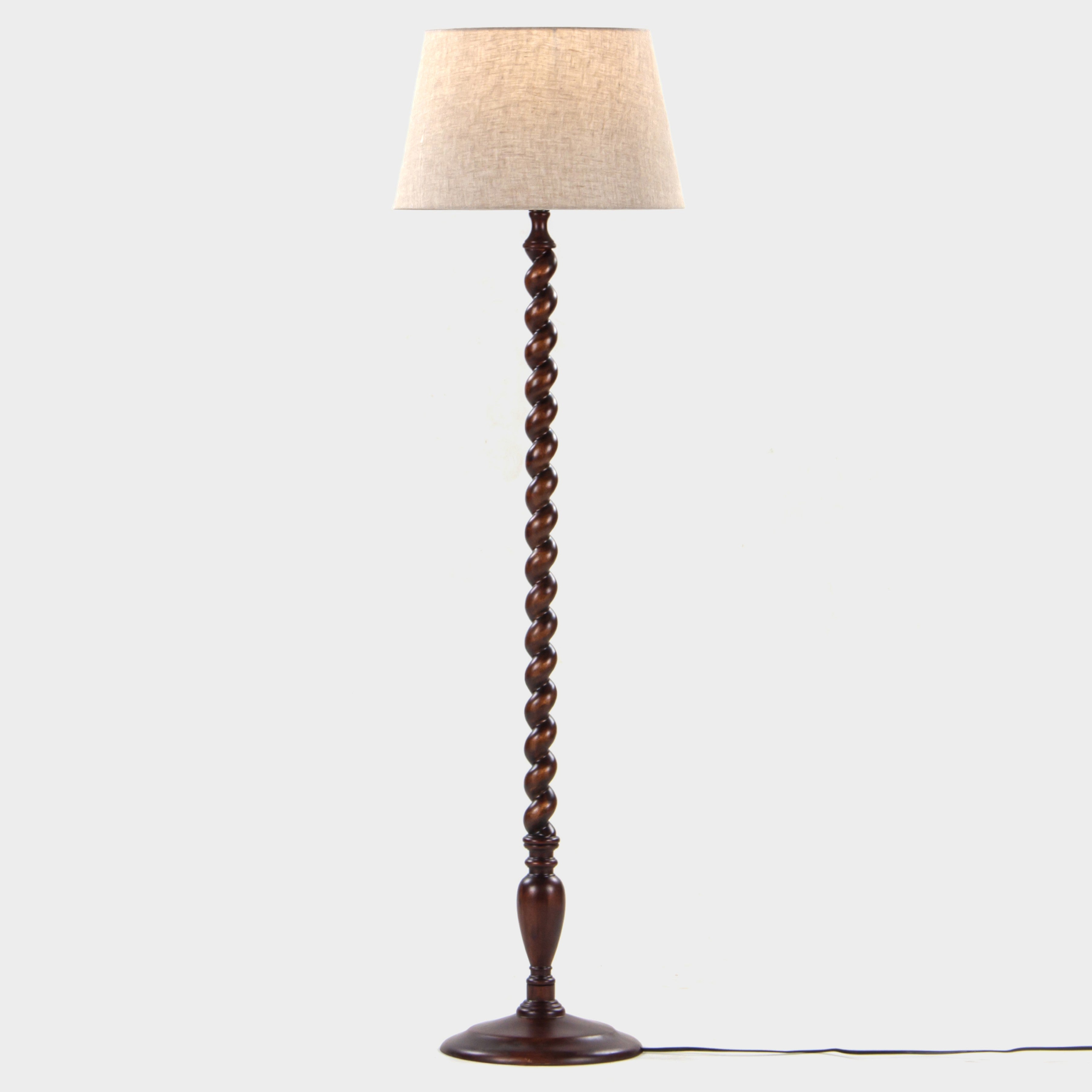 Twist Solid Wood Floor Lamp