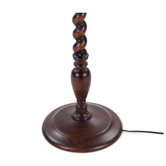 Twist Solid Wood Floor Lamp