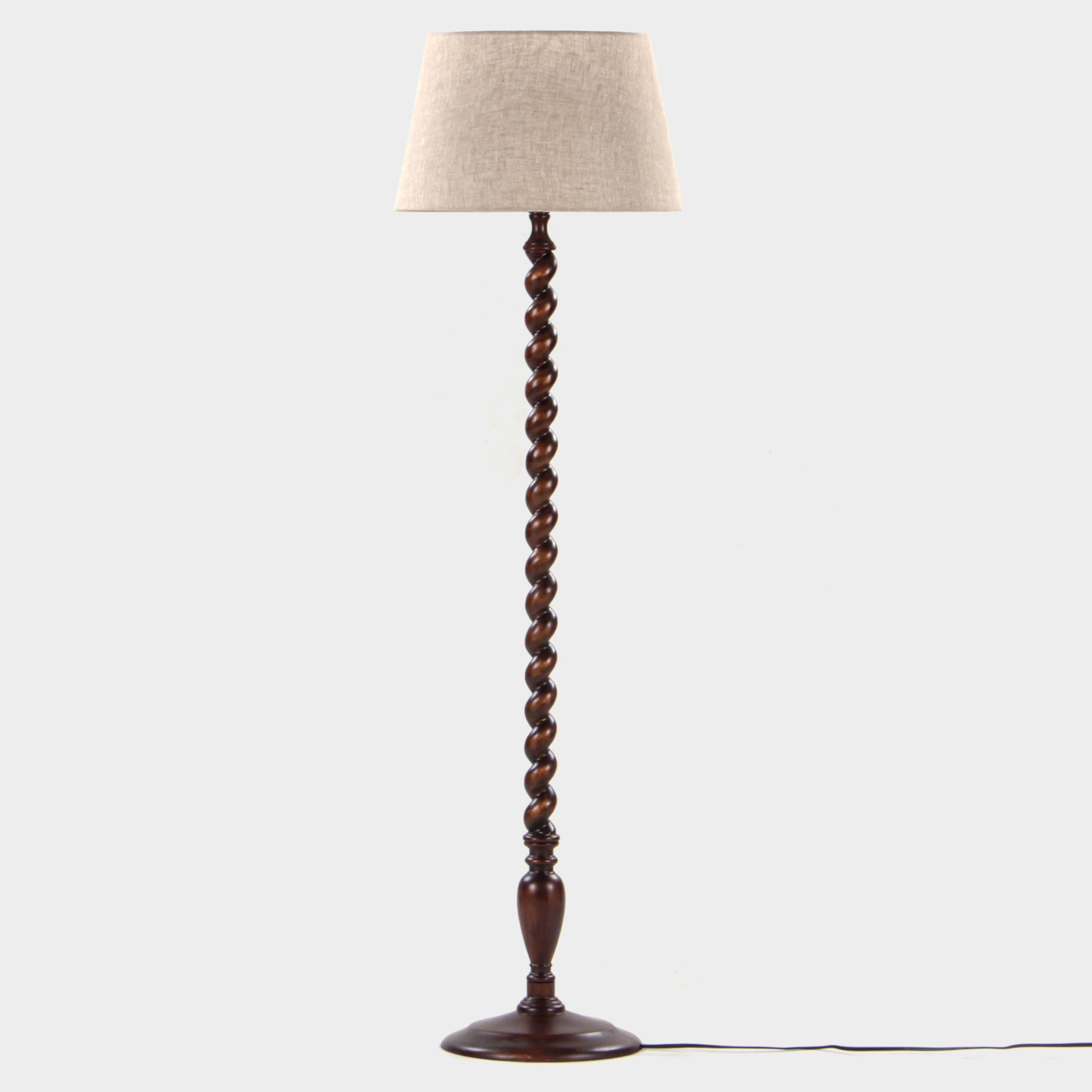 Twist Solid Wood Floor Lamp