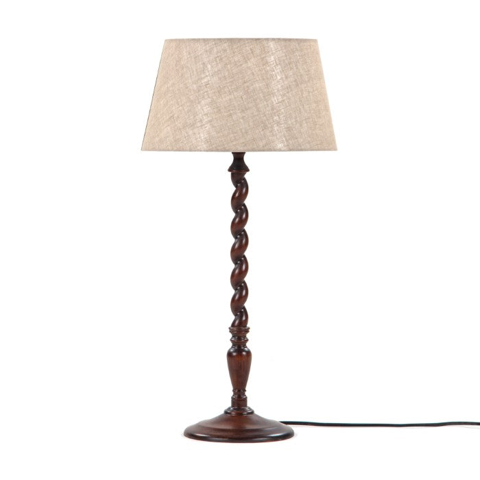 Twist Solid Wood Table Lamp