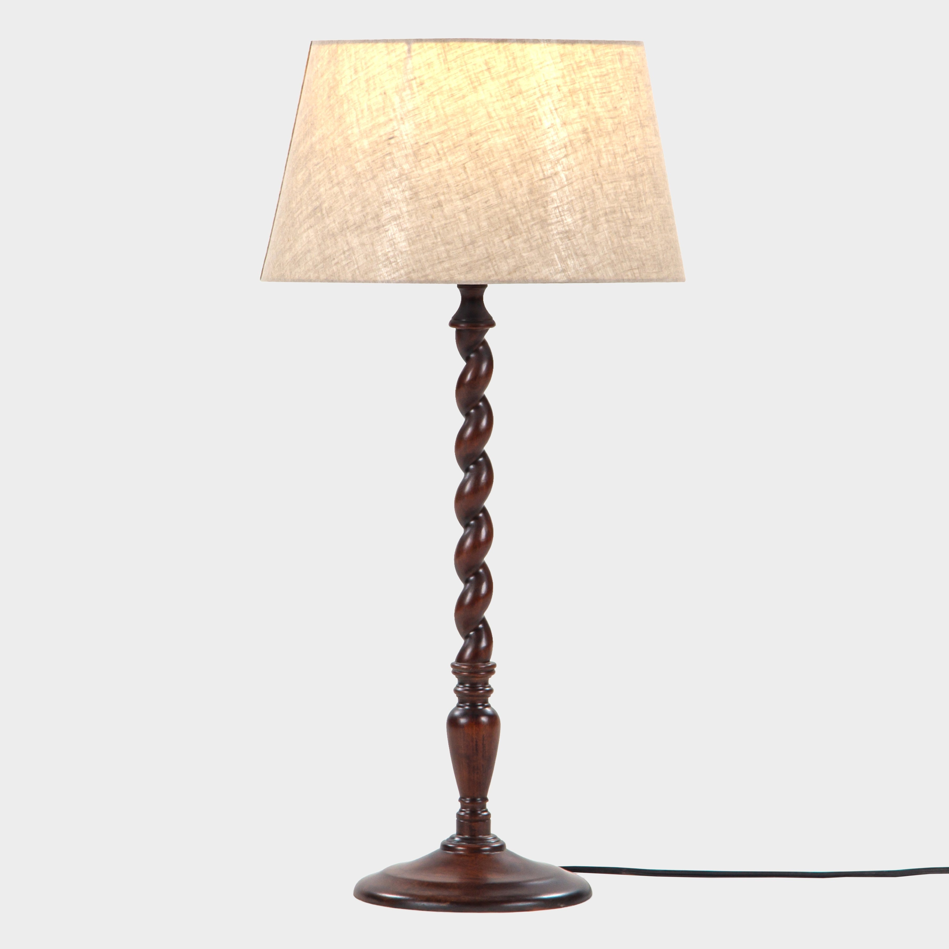 Twist Solid Wood Table Lamp