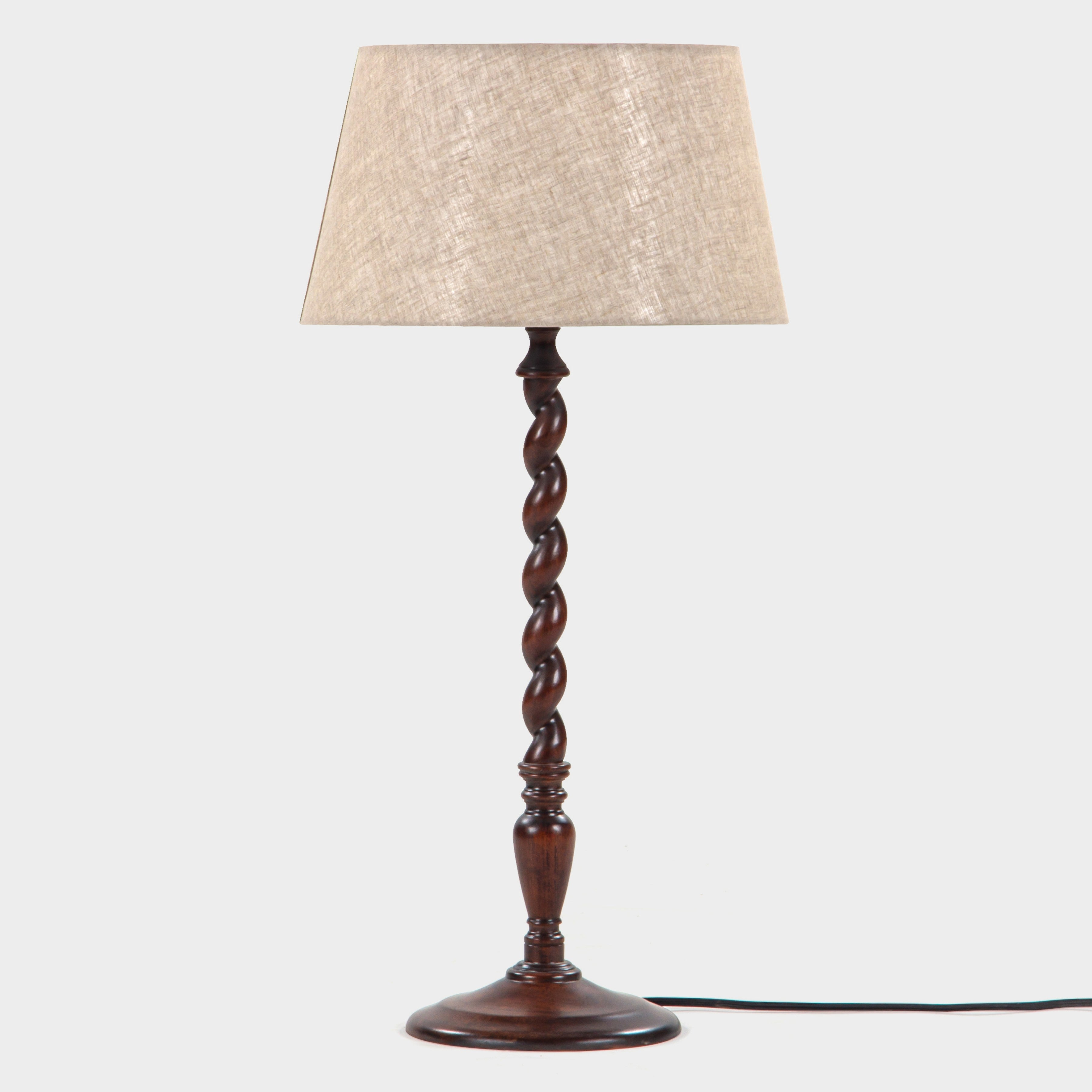 Twist Solid Wood Table Lamp