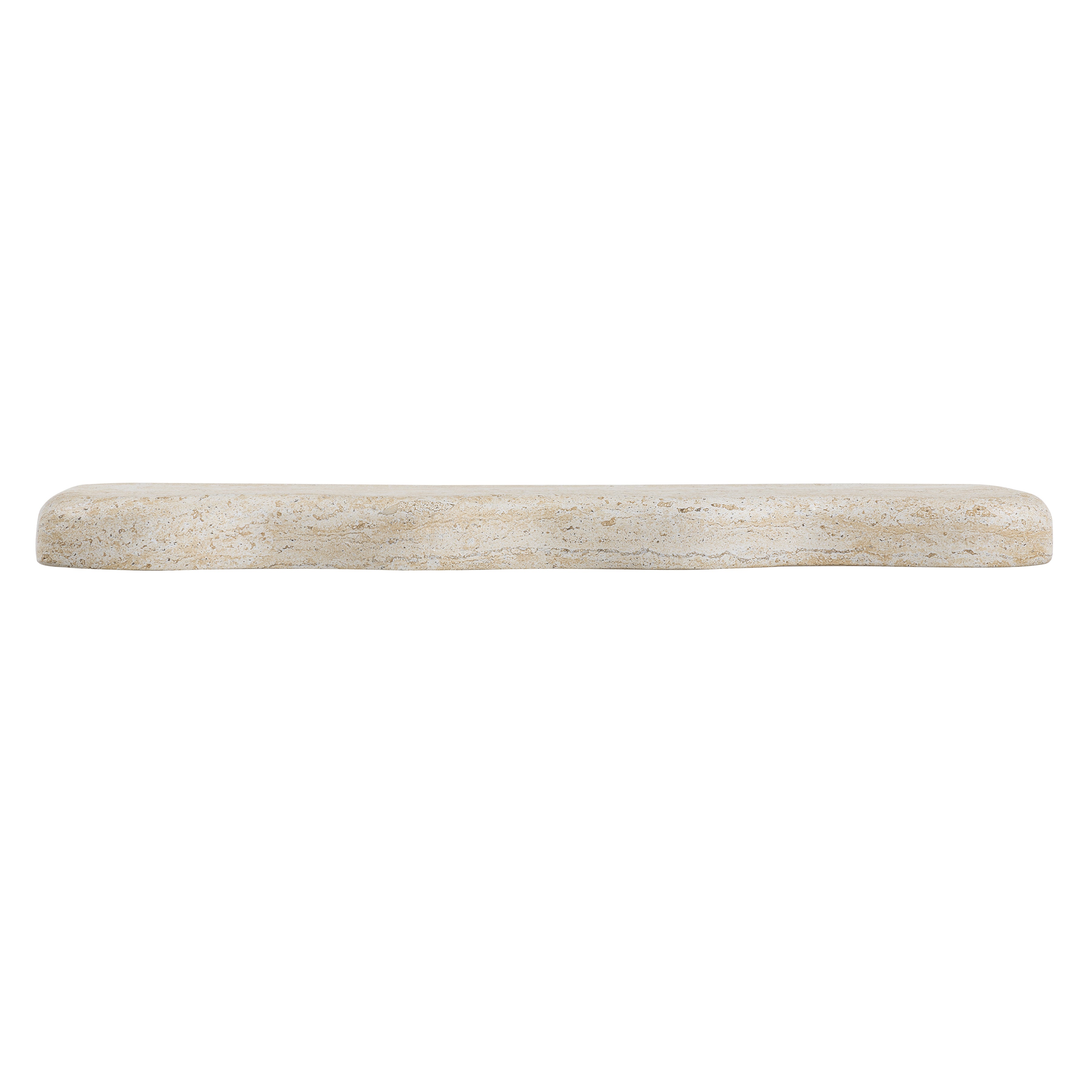 Swirl Wall Shelf -Travertine