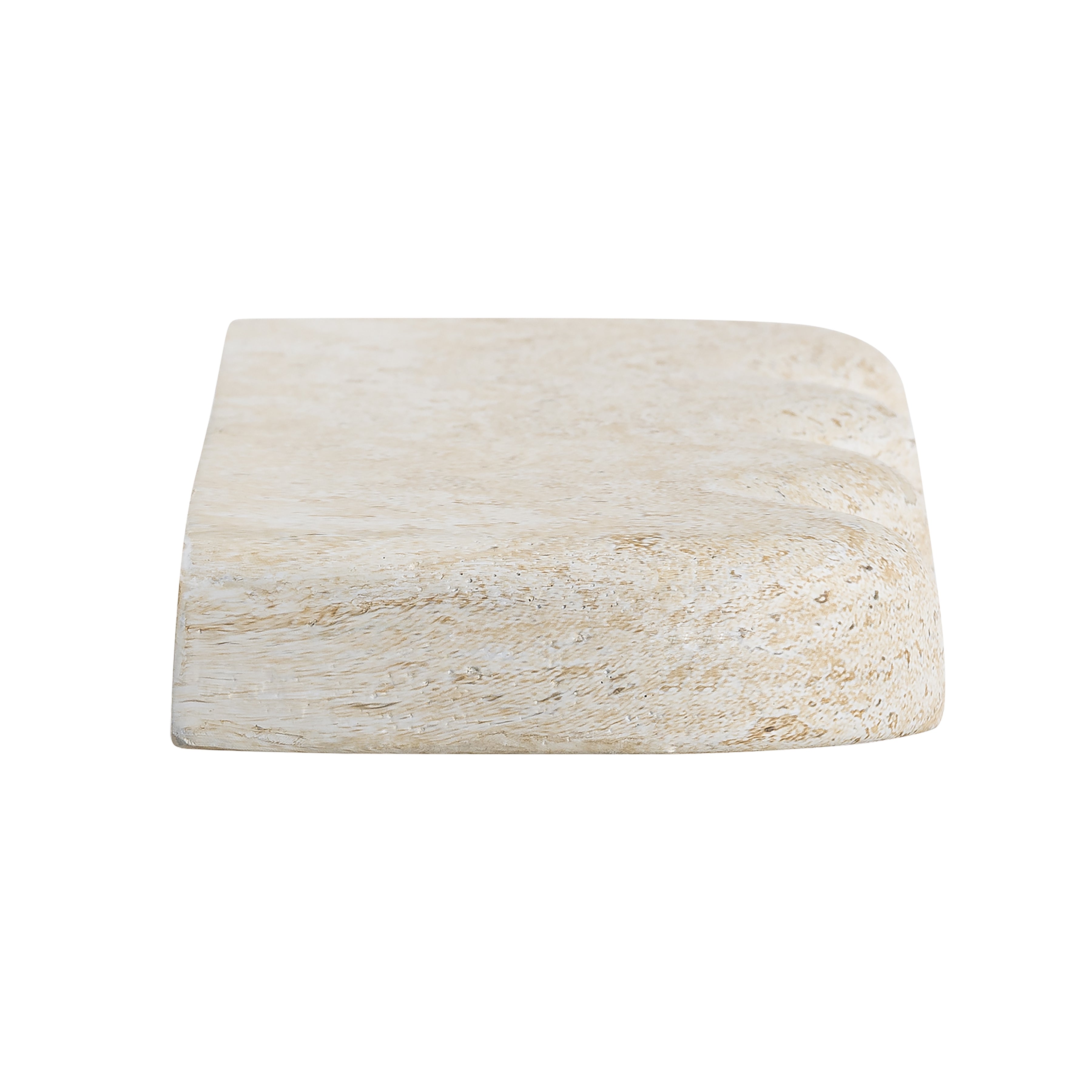 Swirl Wall Shelf -Travertine