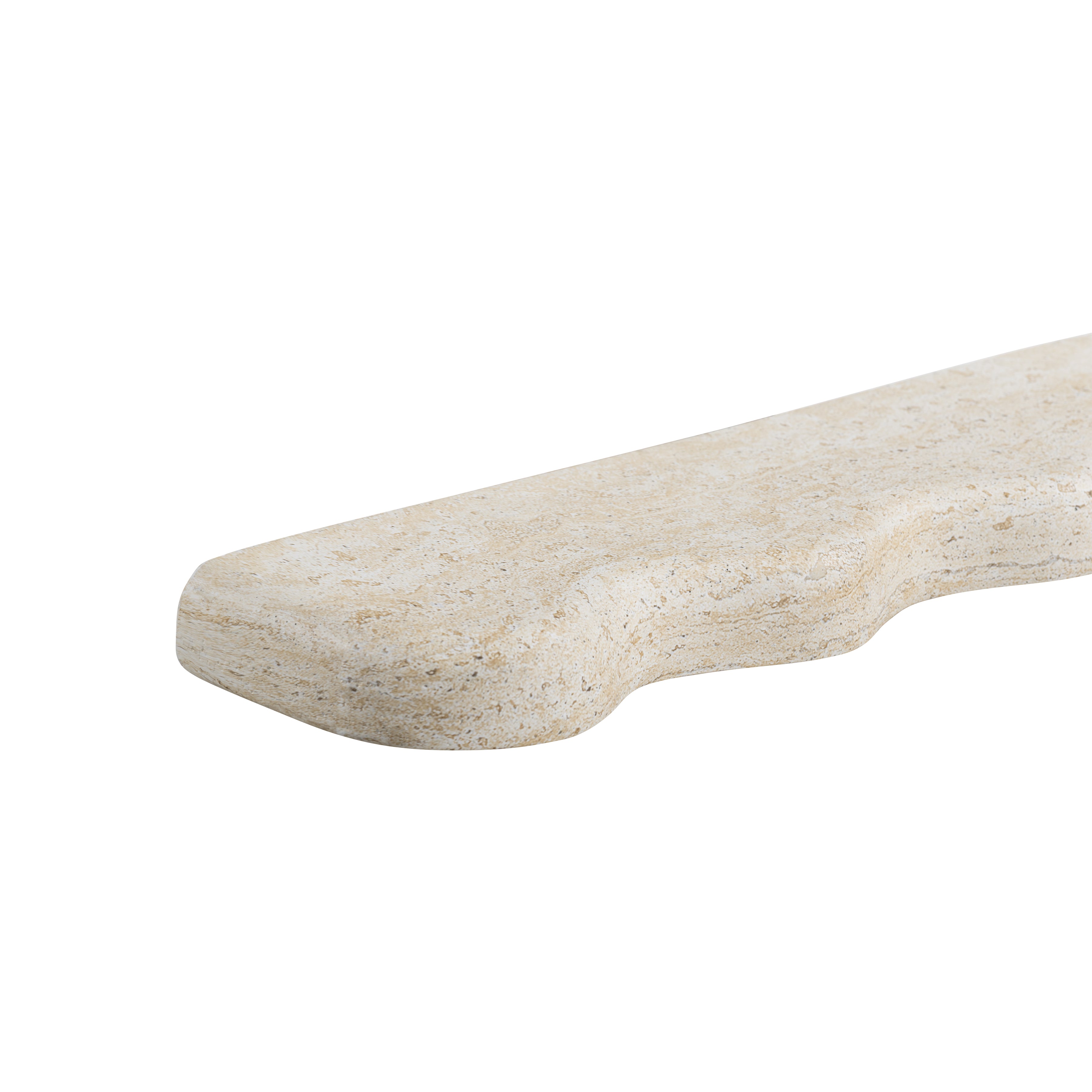 Swirl Wall Shelf -Travertine